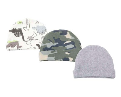 Foto 1 | Gorro Baby Colors de Algodón para Bebé Niño 3 Piezas