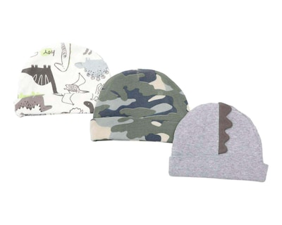 Foto 2 | Gorro Baby Colors de Algodón para Bebé Niño 3 Piezas