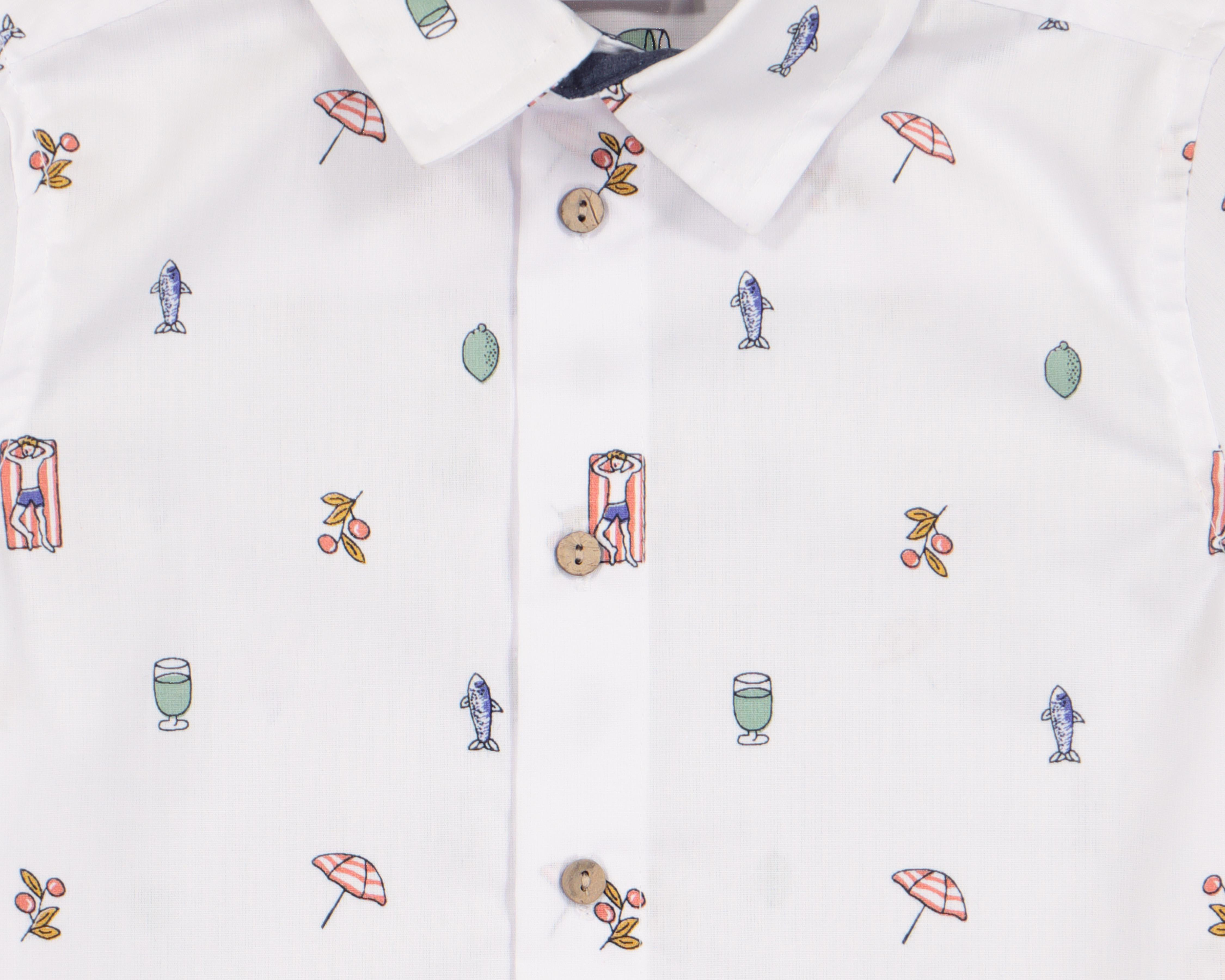 Foto 4 pulgar | Camisa Baby Colors con Estampado para Bebé Niño
