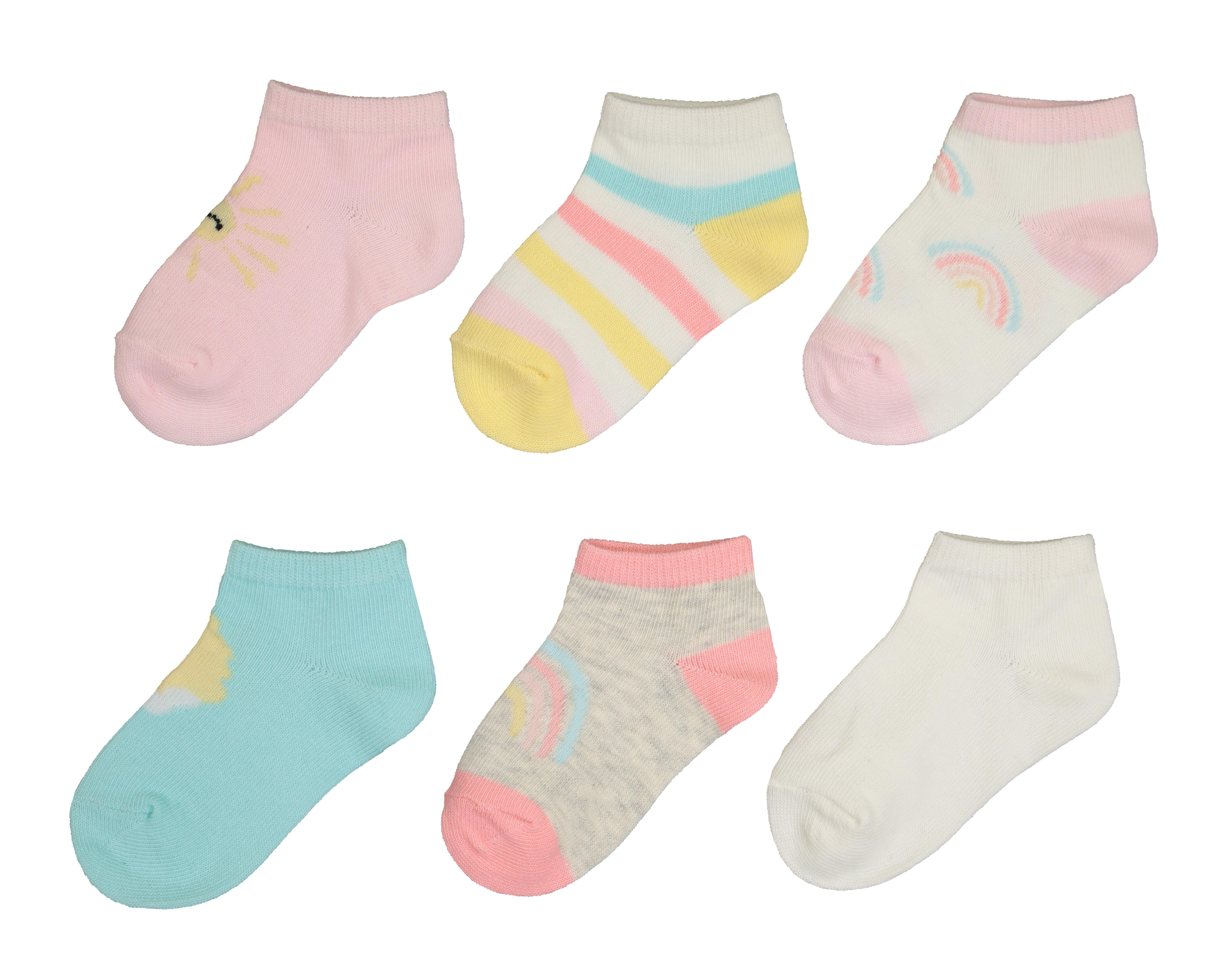 Foto 1 | Calcetas Baby Colors para Bebé Niña 6 Pares