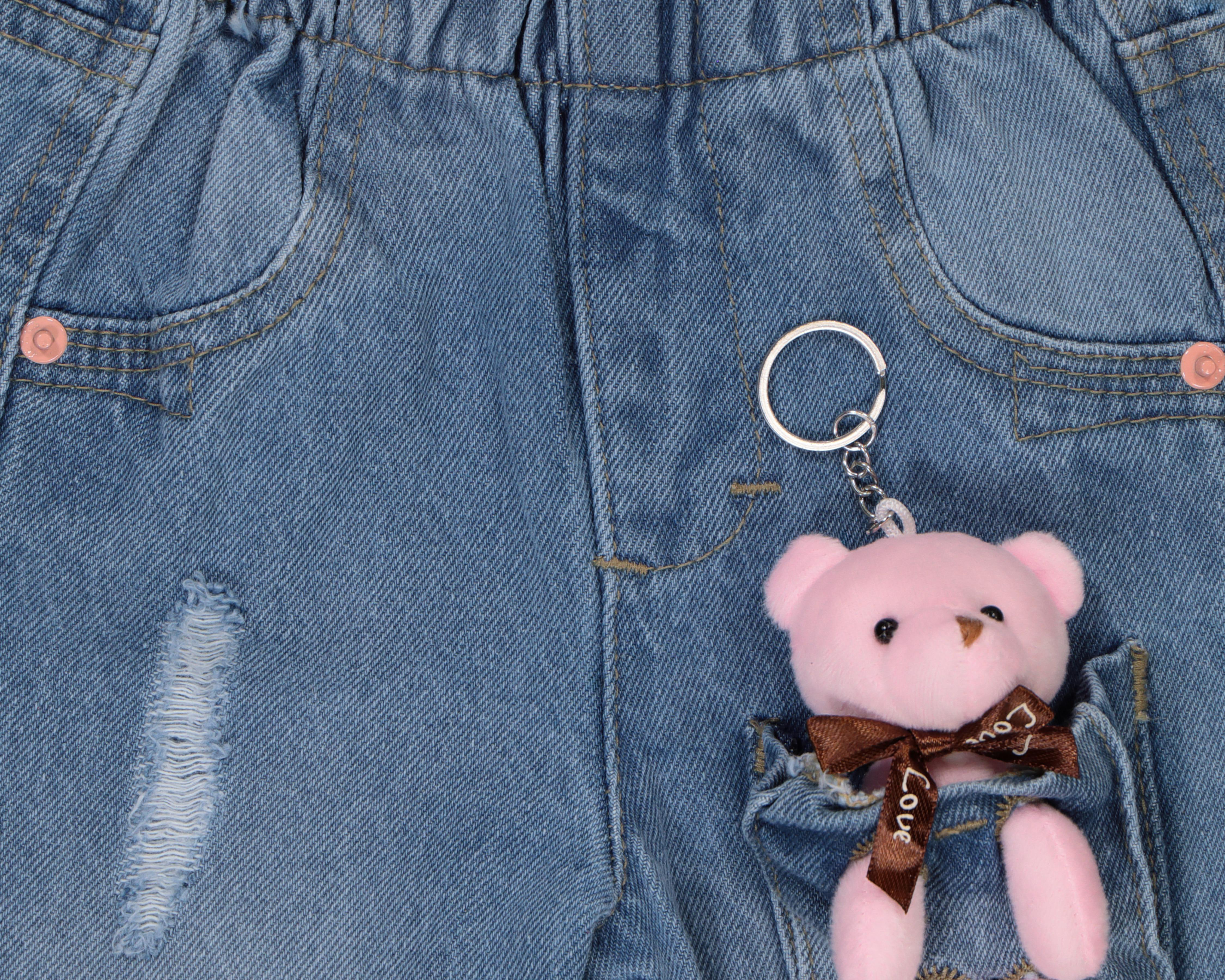 Foto 3 | Pantalón para Bebé Baby Colors de Mezclilla