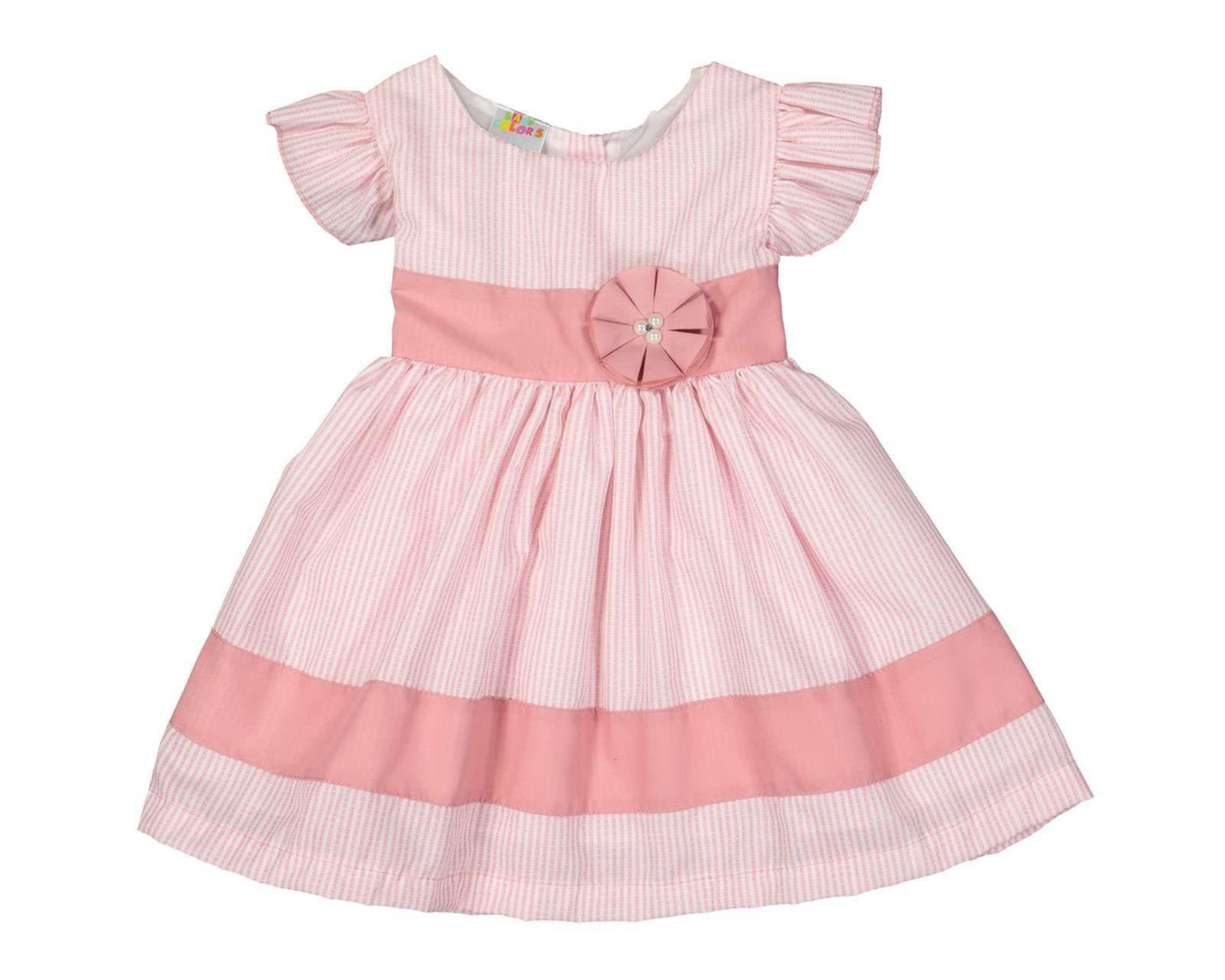 Foto 4 pulgar | Vestido Baby Colors para Bebé Niña