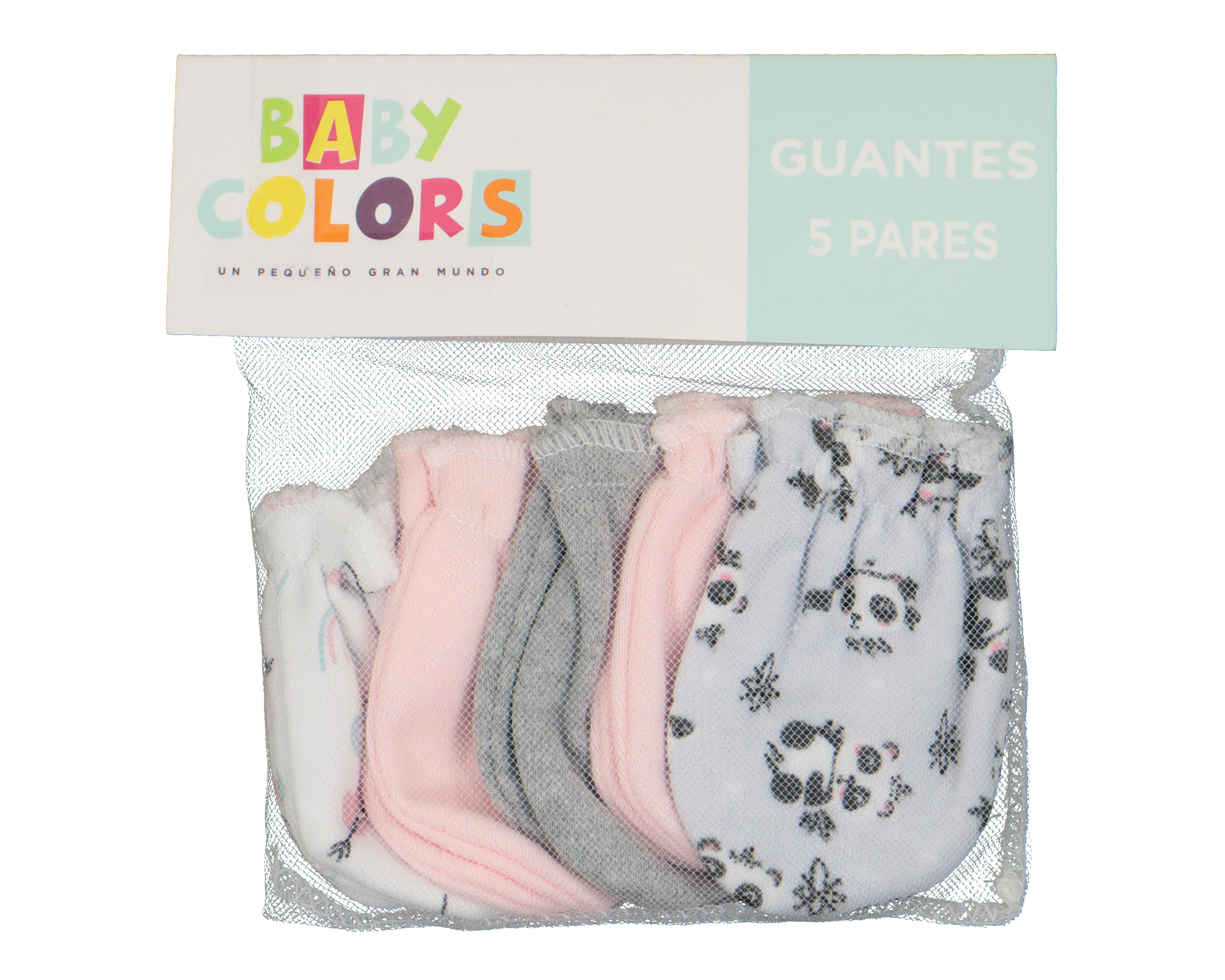 Foto 4 | Guantes de Algodón Baby Colors para Bebé Niña 5 Pares