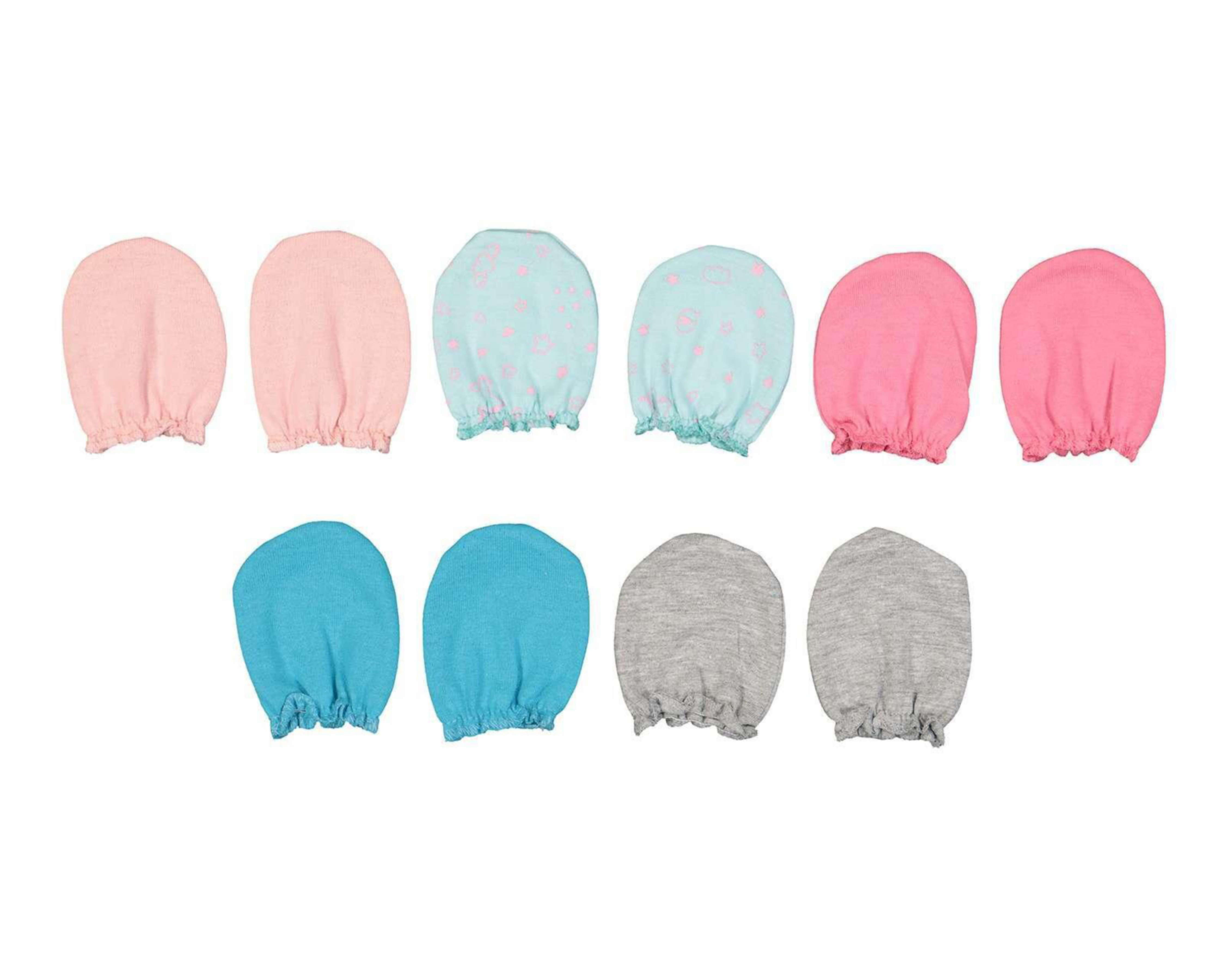 Guantes Baby Colors para Bebé Niña 5 Pares $49