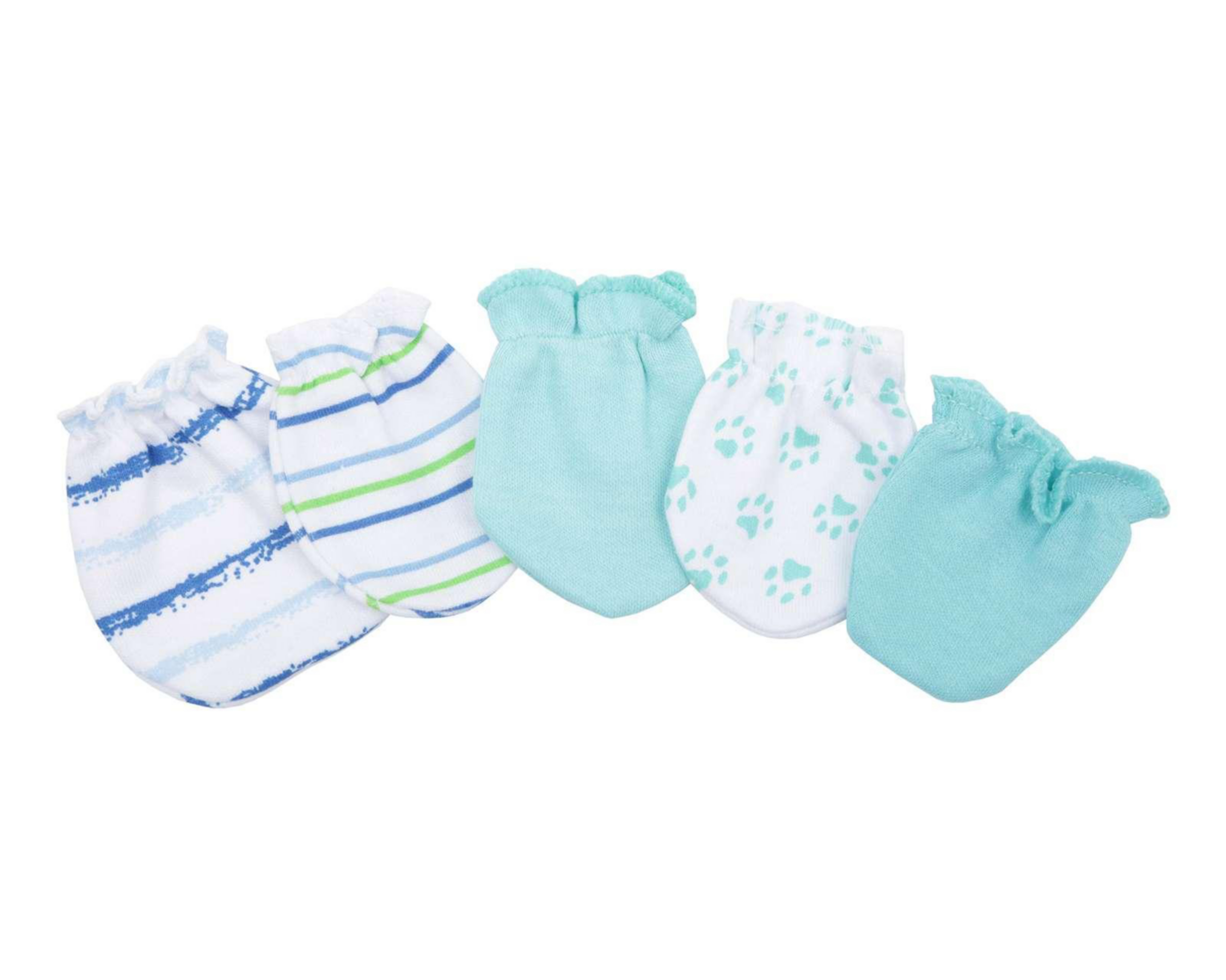 Guantes de Algodón Baby Colors para Bebé Niño 5 Pares $89