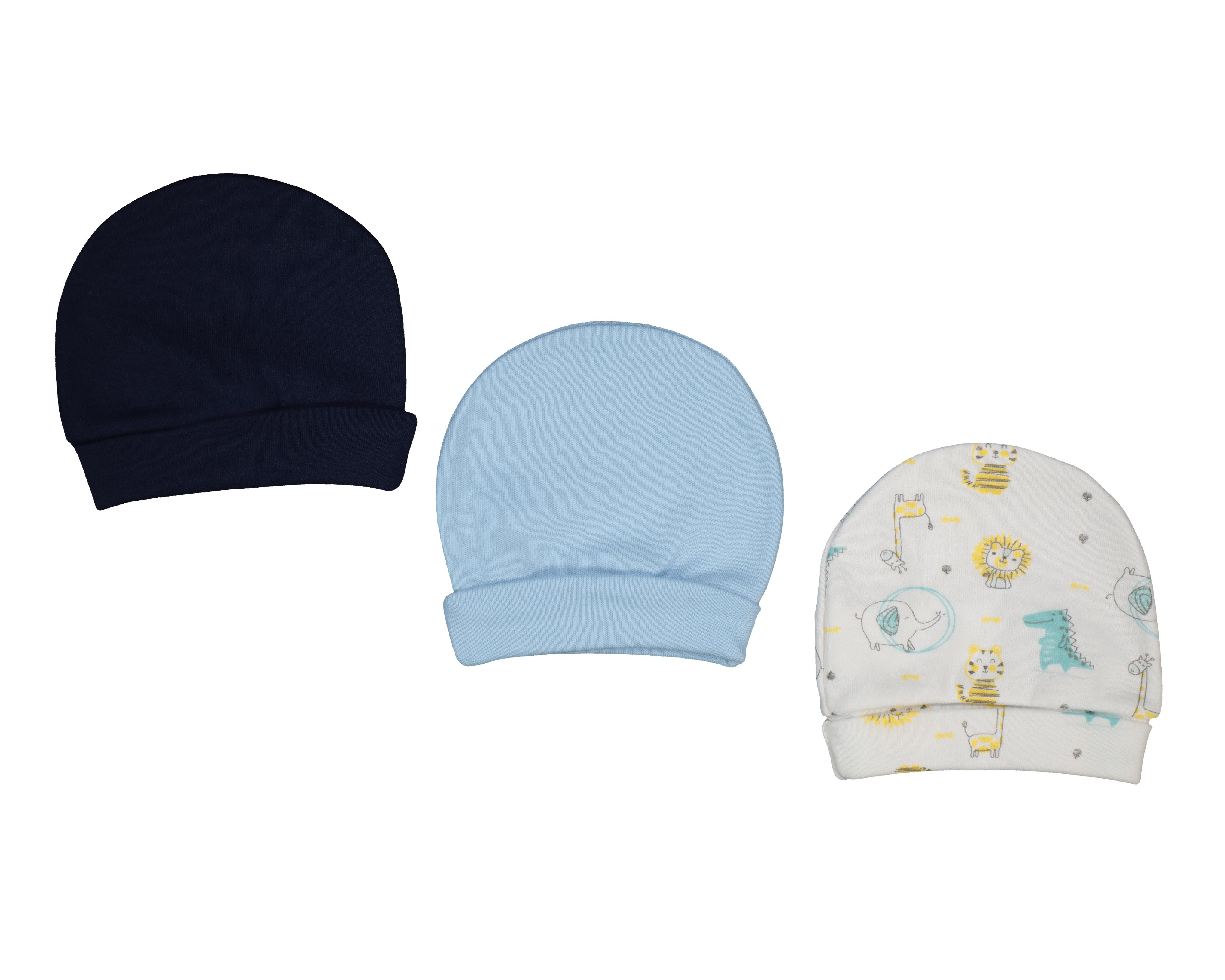 Gorro Baby Colors para Bebé Niño 3 Piezas