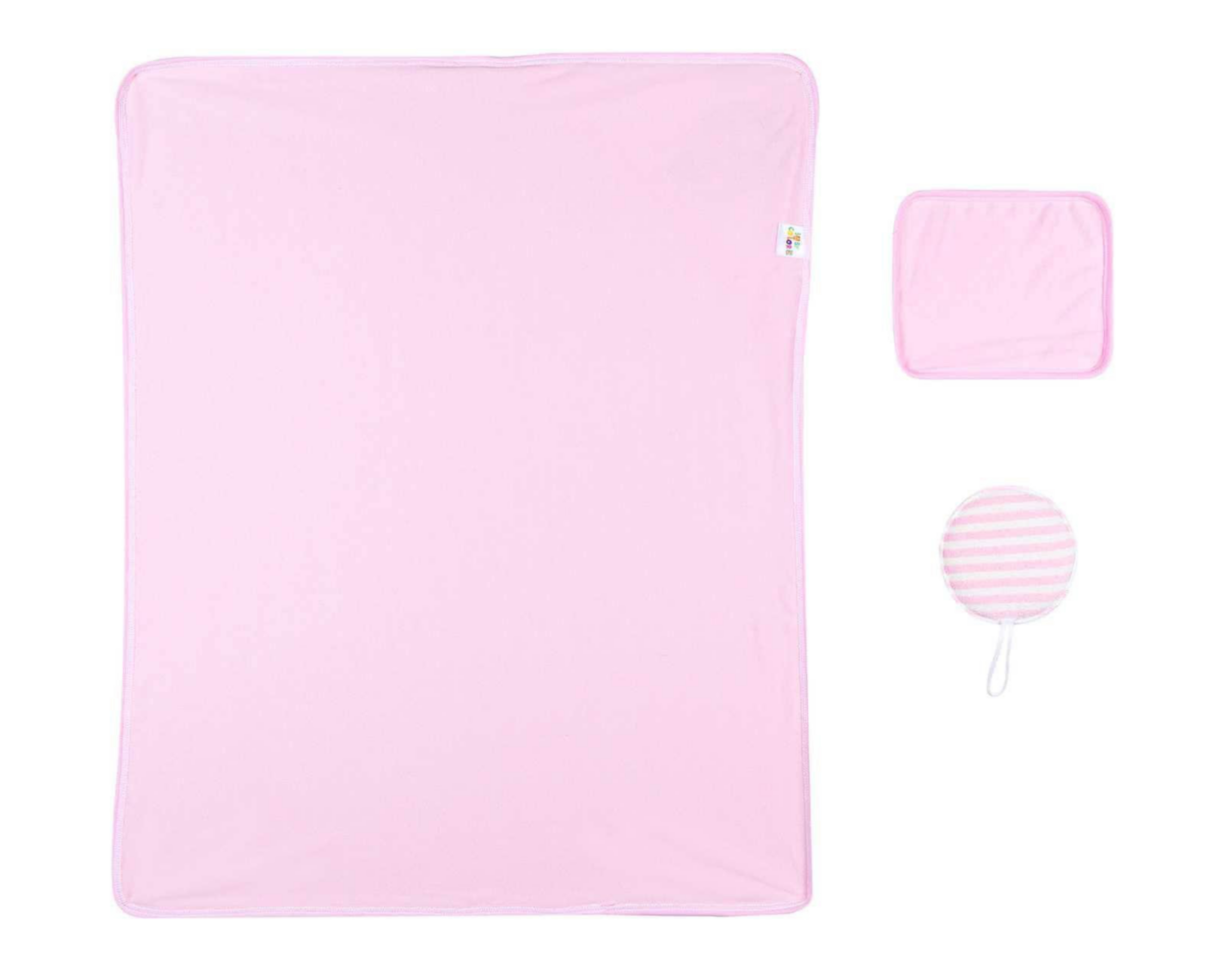 Foto 3 pulgar | Toalla Baby Colors Rosa