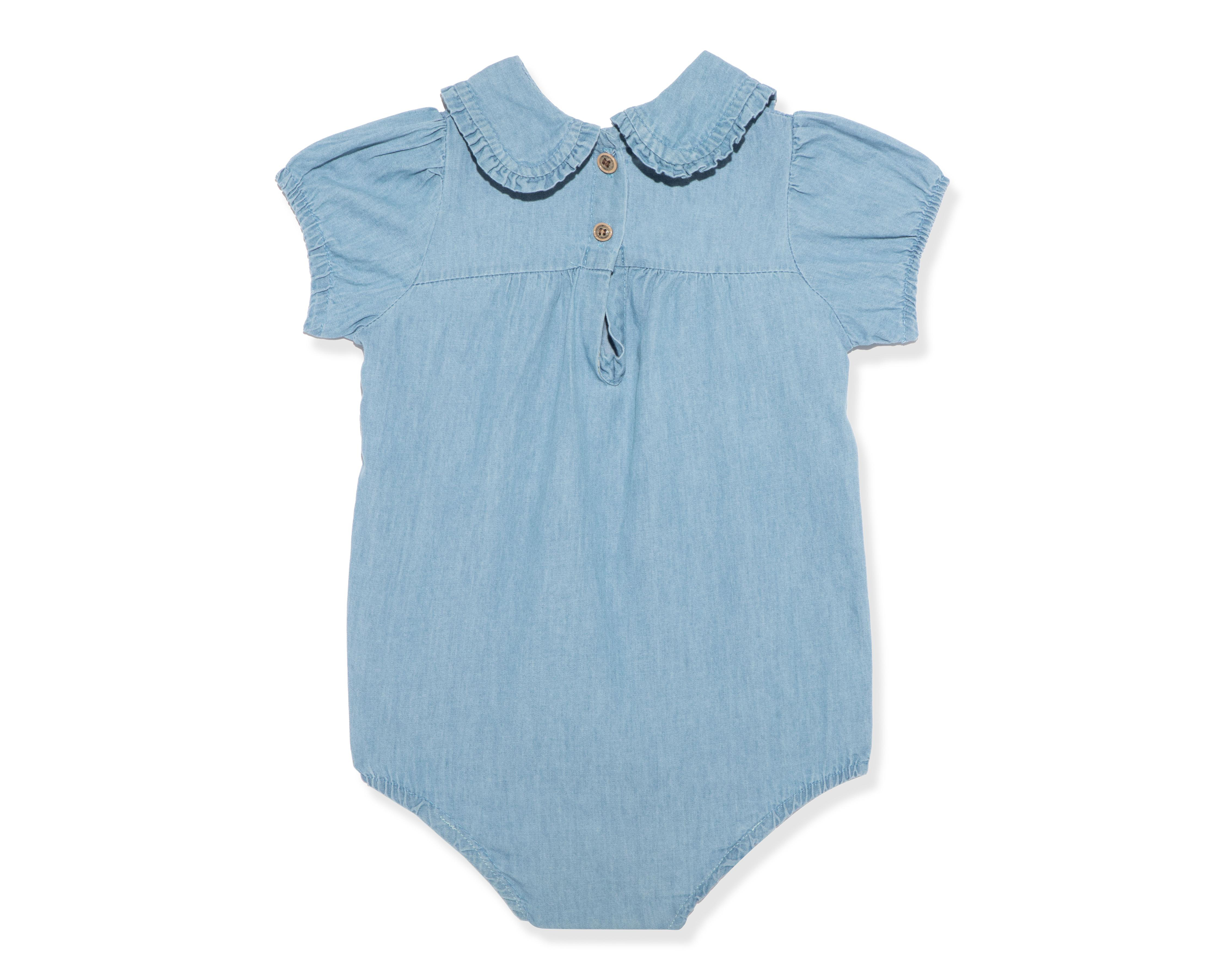 Foto 2 | Pañalero para Bebé Niña Baby Colors de Algodón Azul