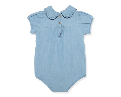 Foto 2 | Pañalero para Bebé Niña Baby Colors de Algodón Azul