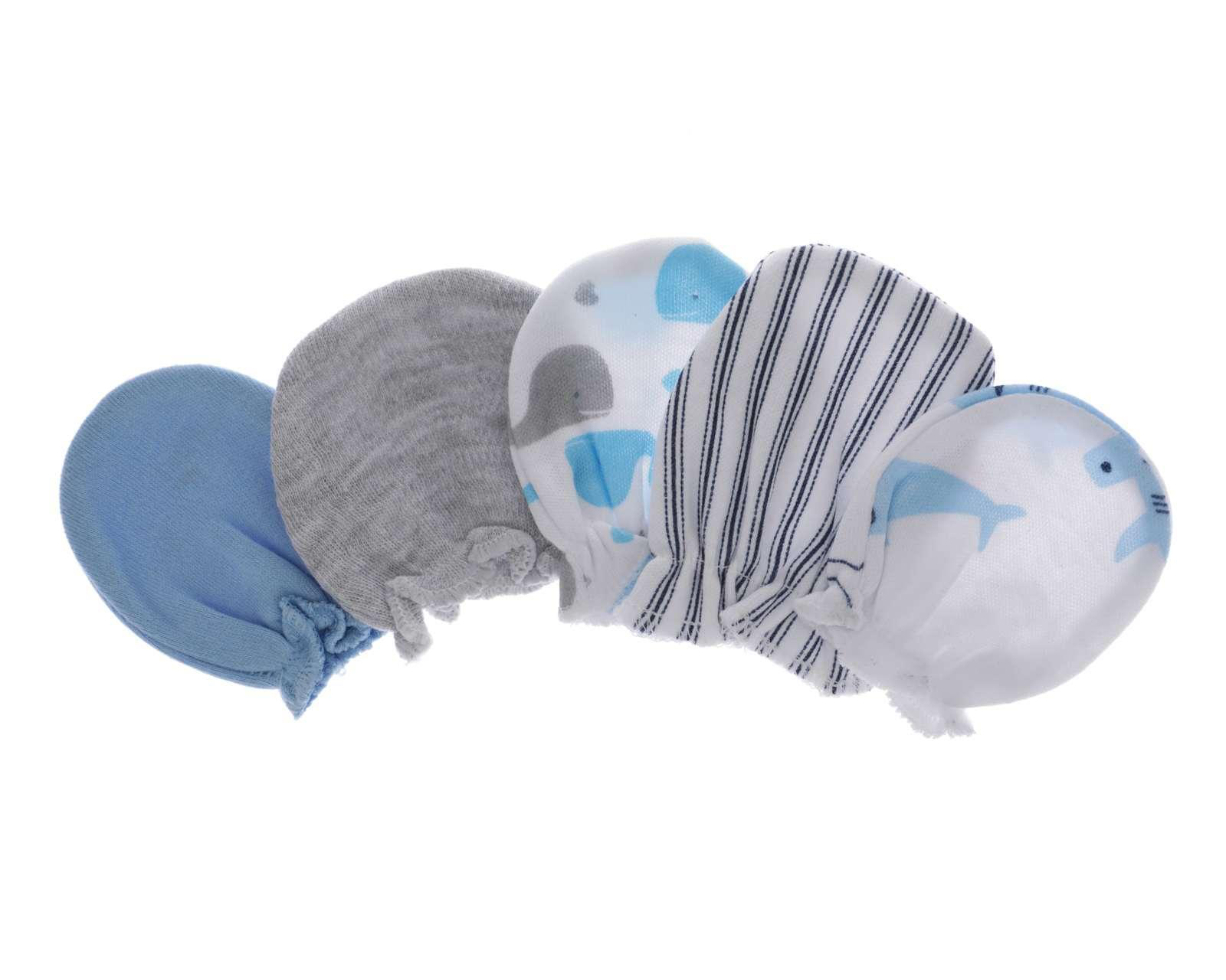 Guantes Baby Colors de Algodón para Bebé Niño 5 Pares