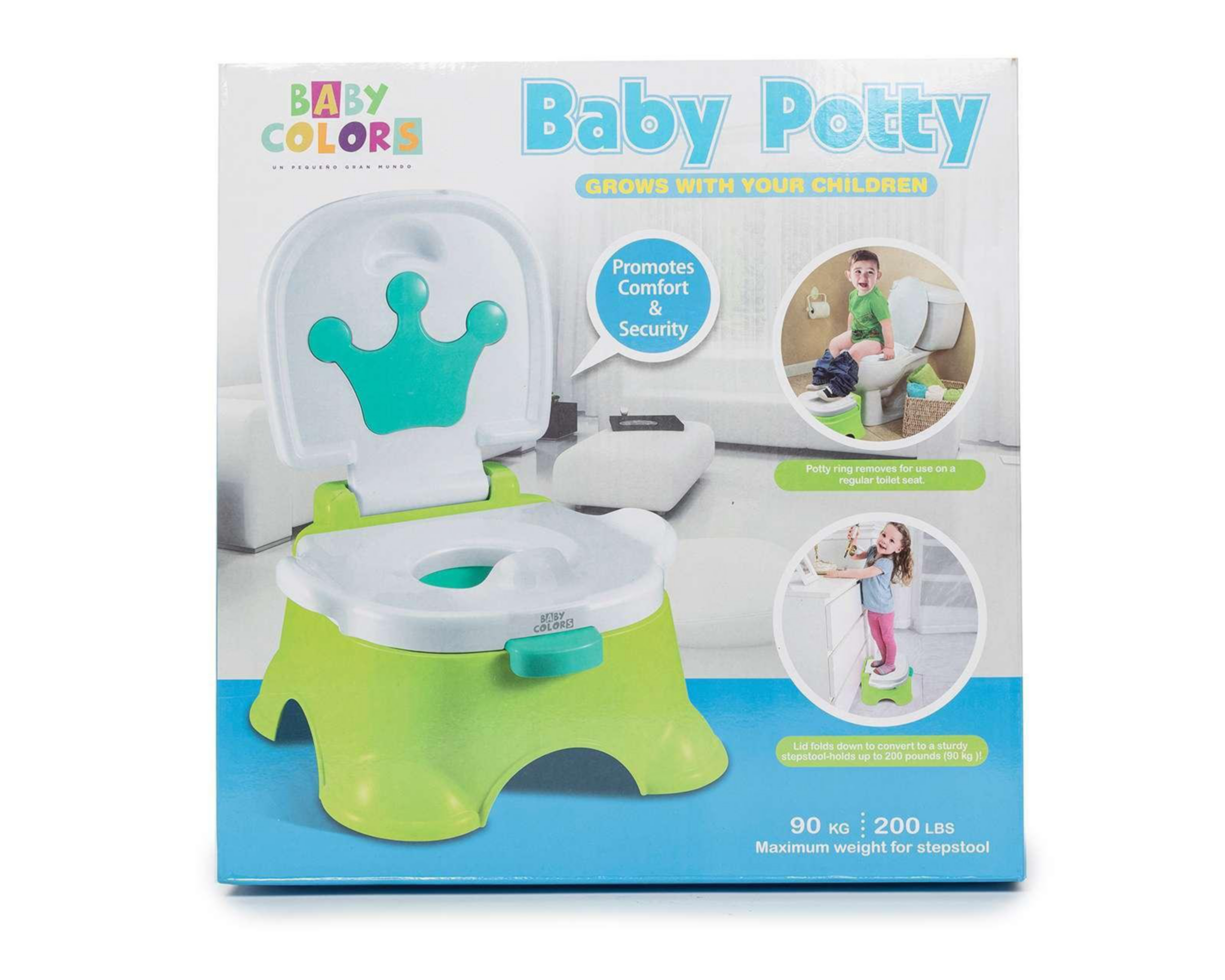 Foto 6 pulgar | Baño con Tapa Baby Colors para Bebé Niño