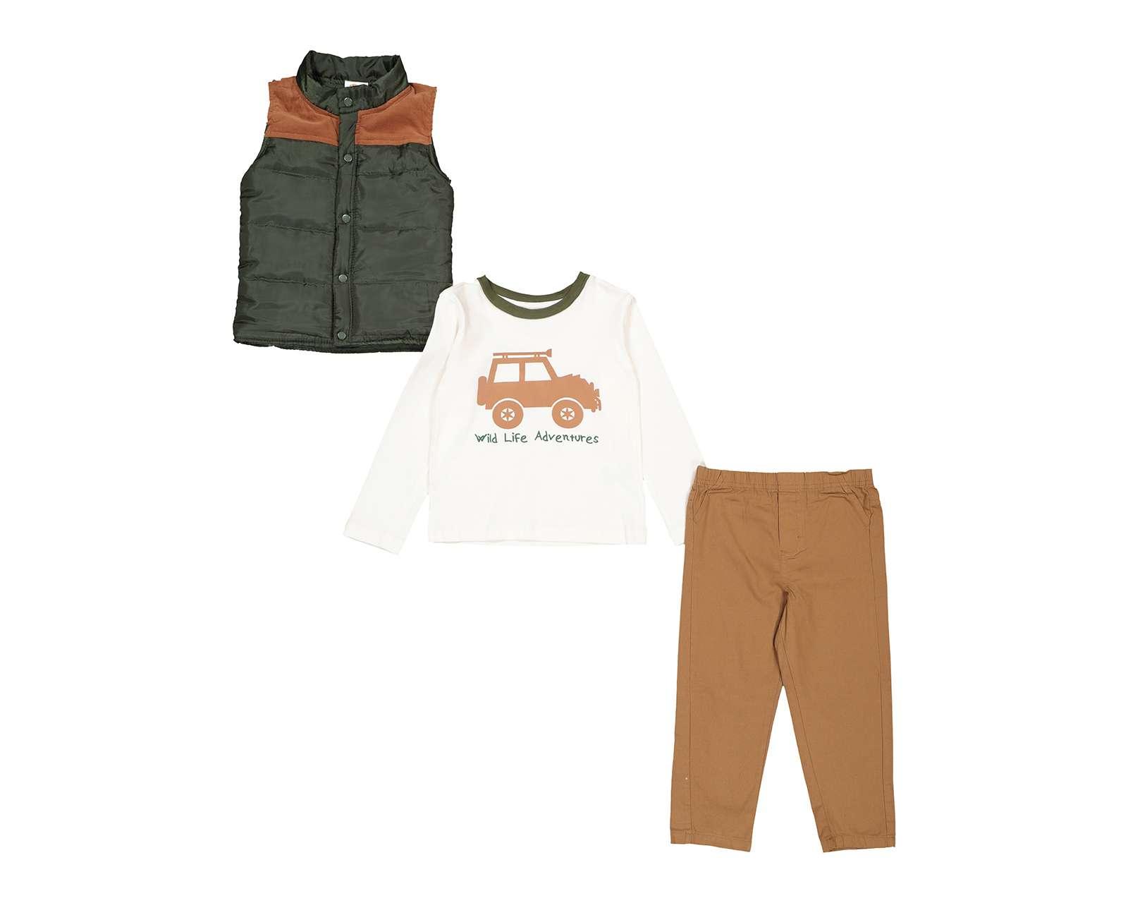 Foto 1 | Conjunto Baby Colors para Bebé Niño 3 Piezas