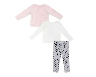 Foto 2 | Conjunto con Chaleco Baby Colors para Bebé Niña 3 Piezas
