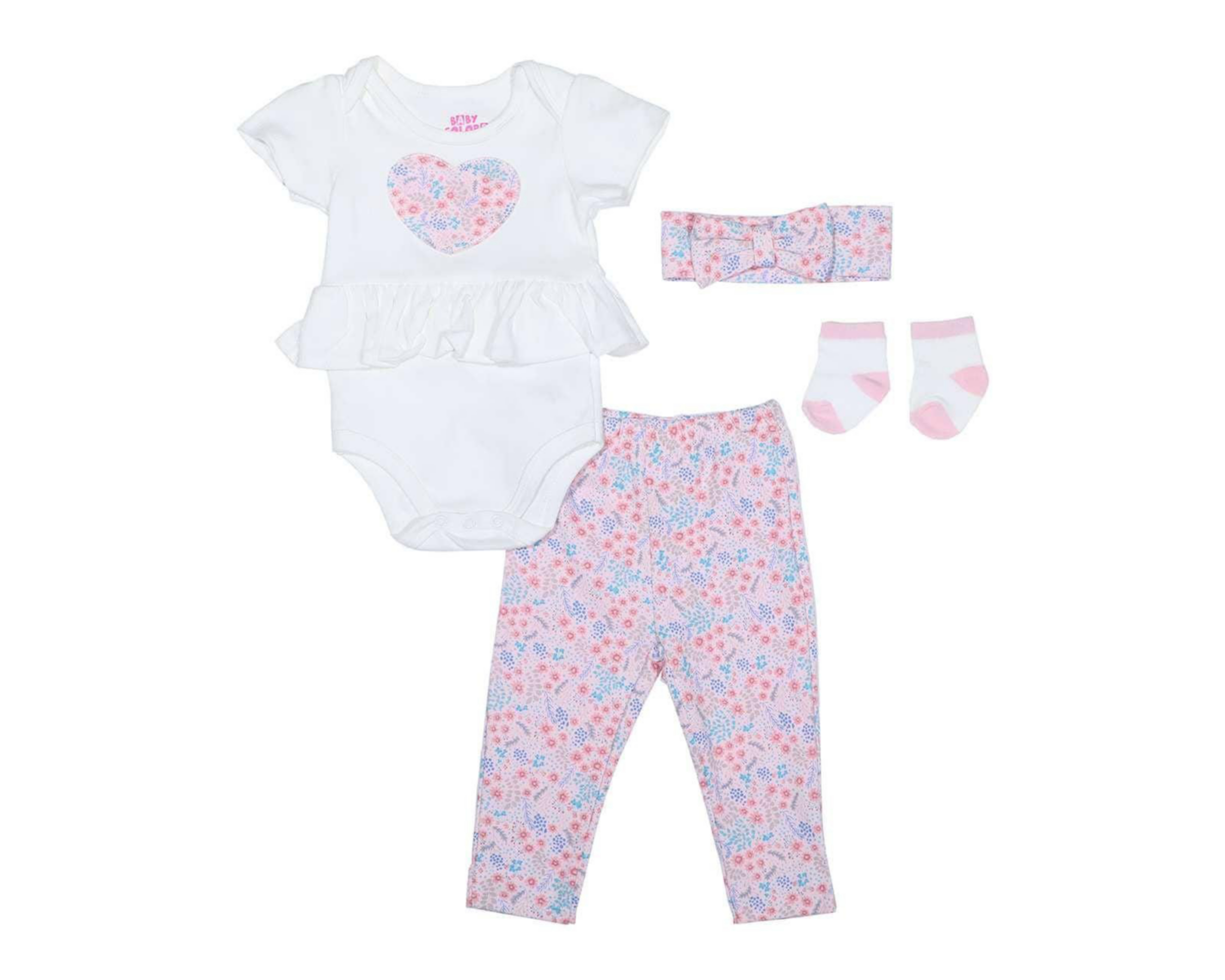 Conjunto Baby Colors para Bebé Niña 4 Piezas