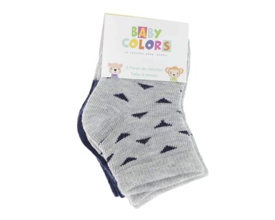 Foto 3 | Calcetas Baby Colors para Bebé Niño 6 Pares