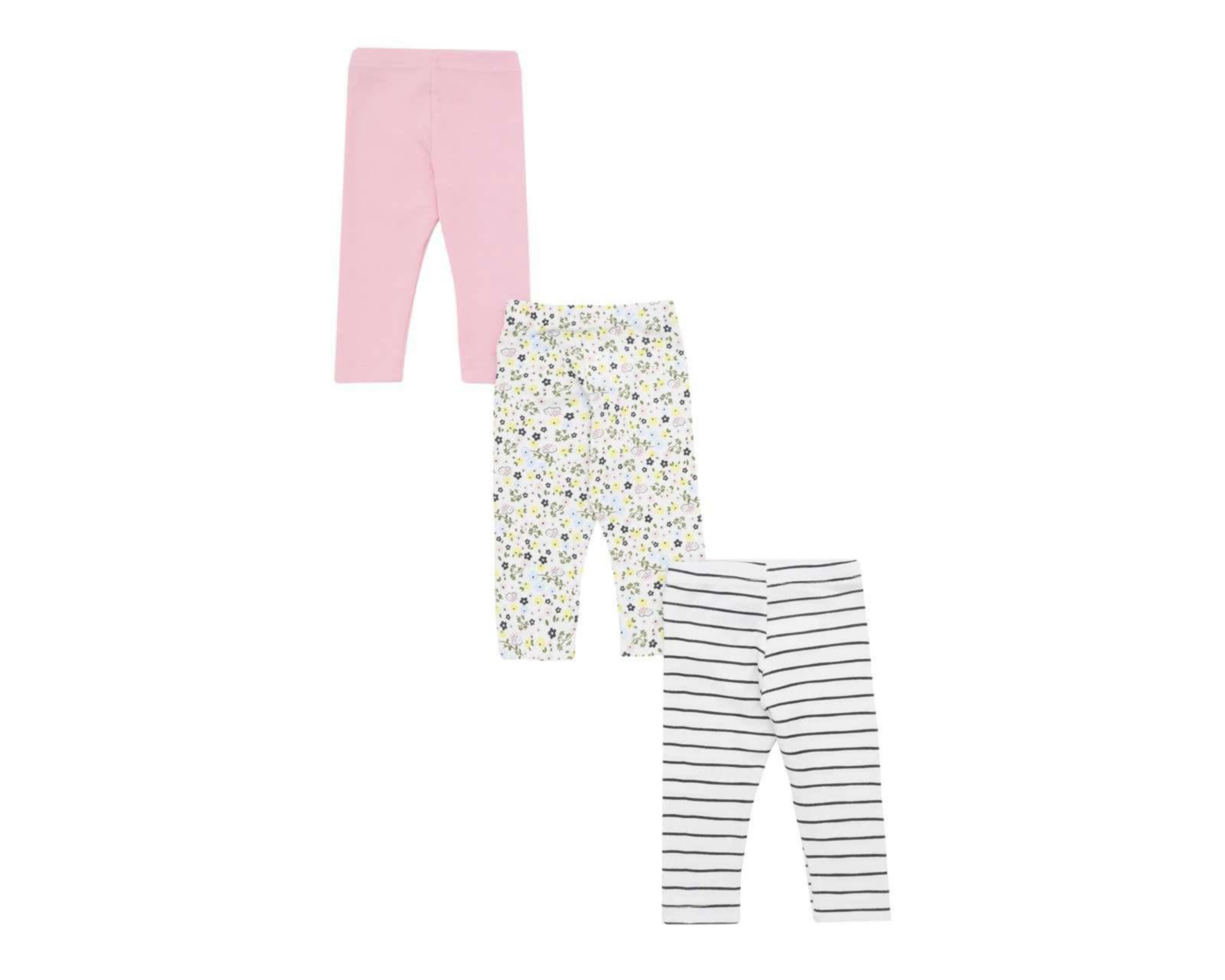 Foto 3 pulgar | Pantalón Baby Colors para Bebé Niña 3 Piezas