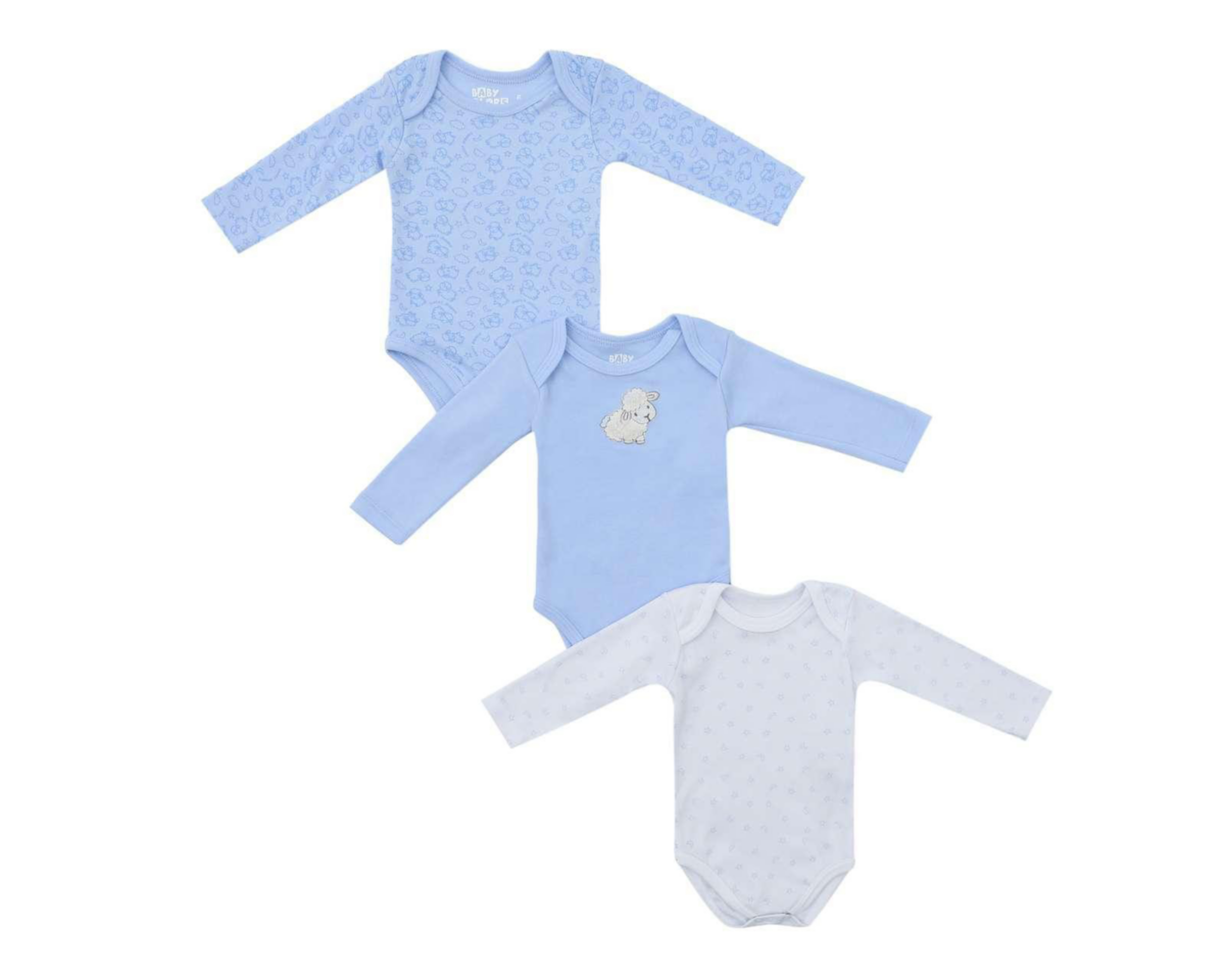 Pañalero Baby Colors para Bebé Niño 3 Piezas $160