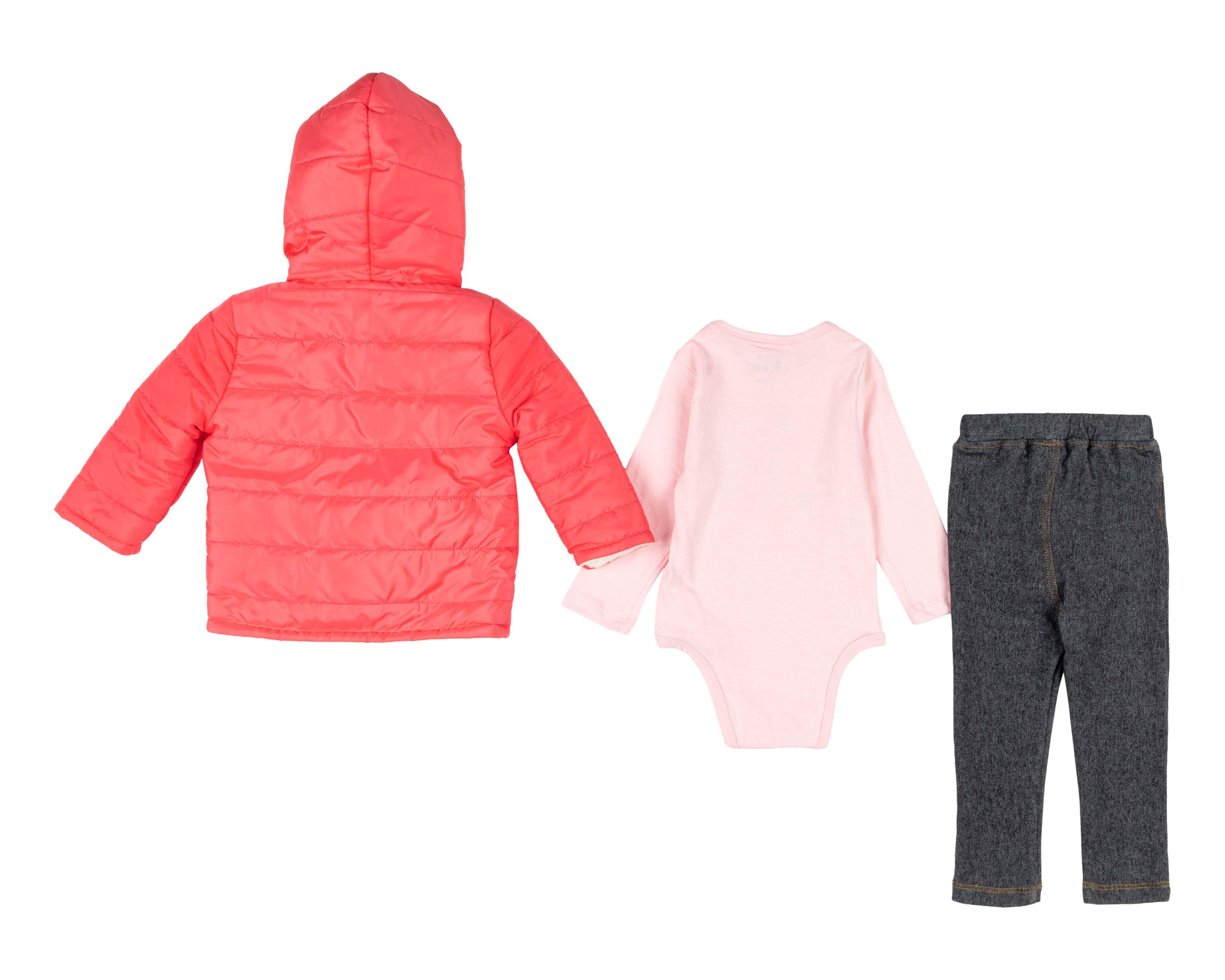 Foto 2 | Chamarra, Pañalero y Pantalón Baby Colors para Bebé Niña