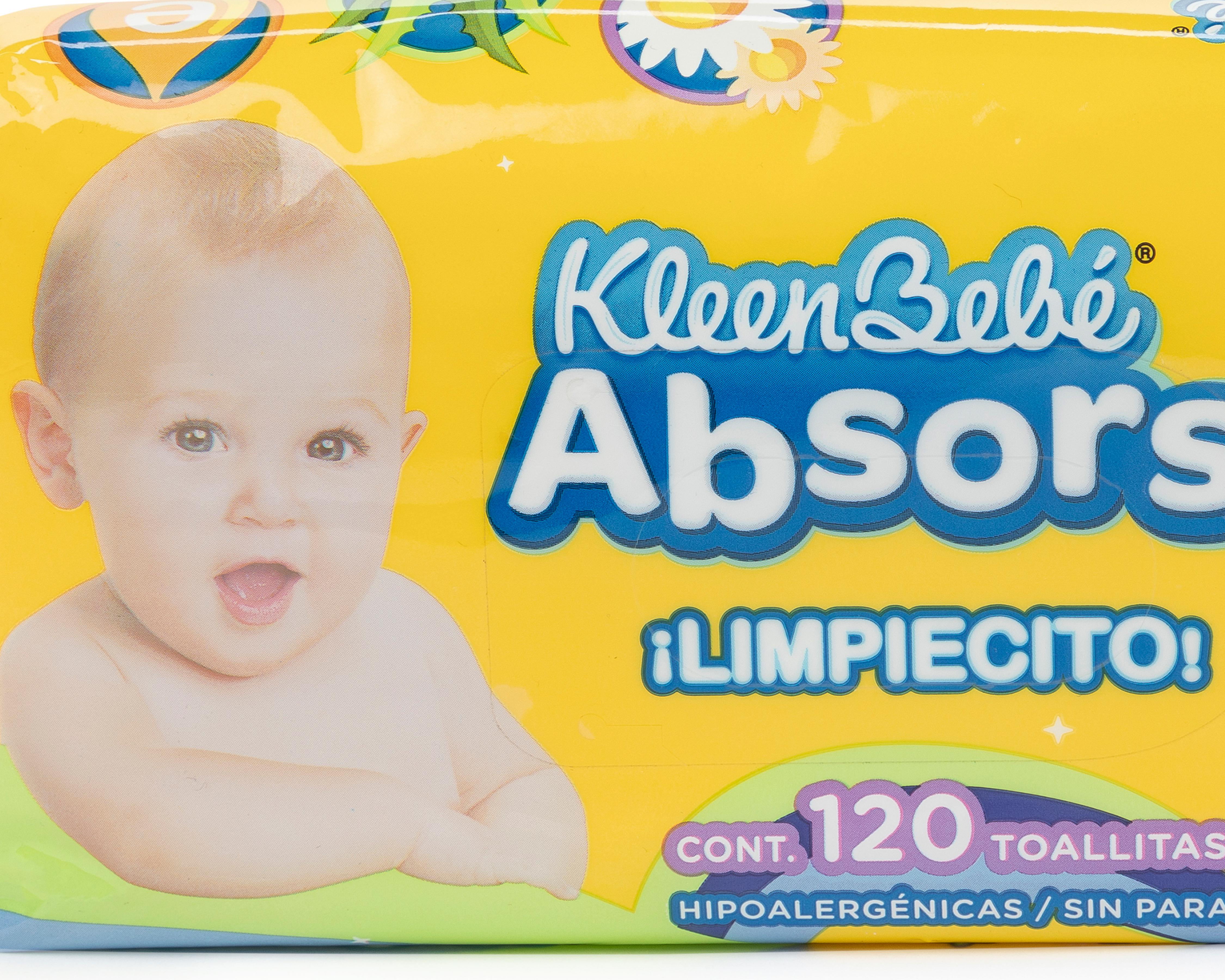 Foto 4 pulgar | Toallitas Húmedas KleenBebé Absorsec para Bebé