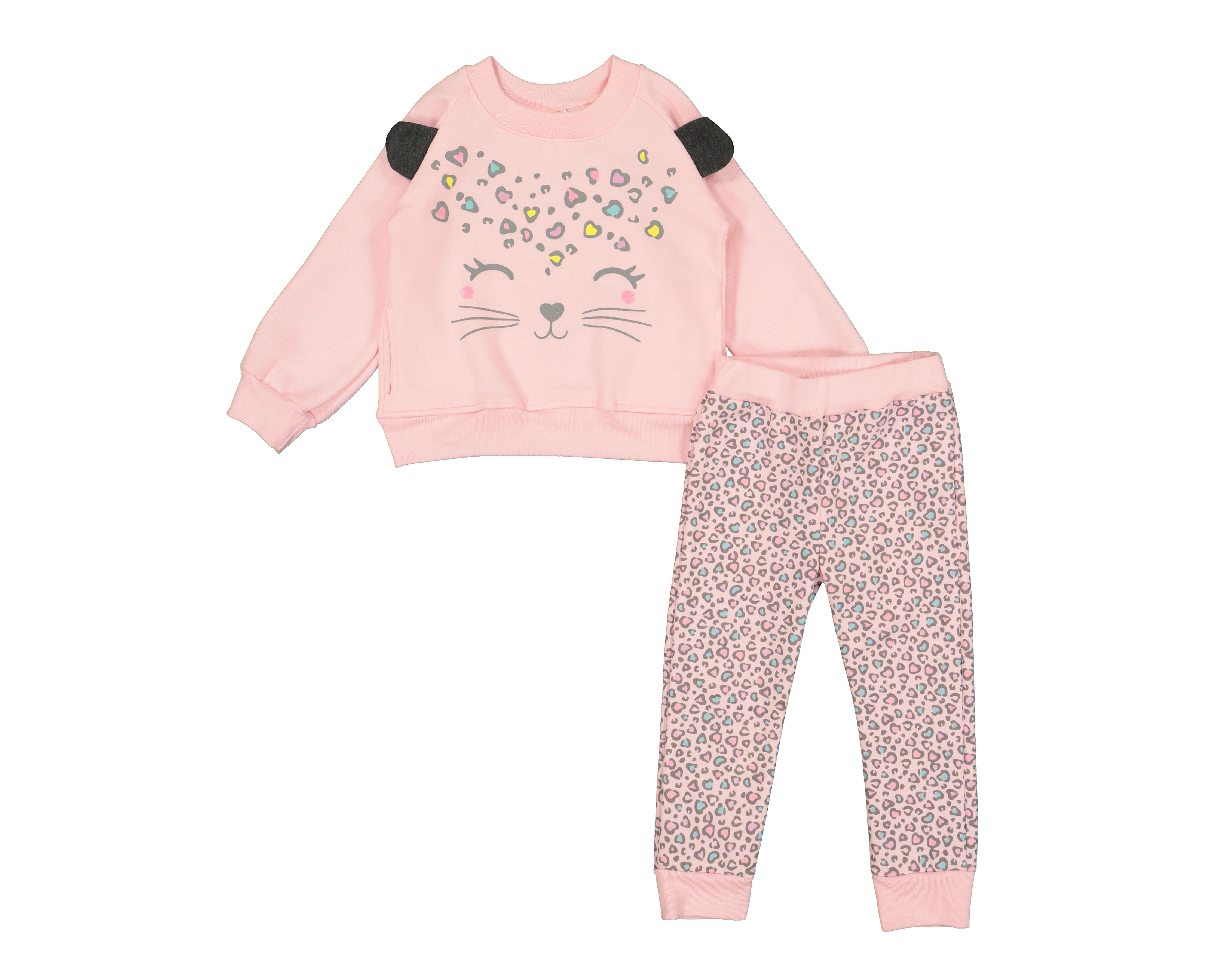 Conjunto con Pantalón Baby Colors para Bebé Niña