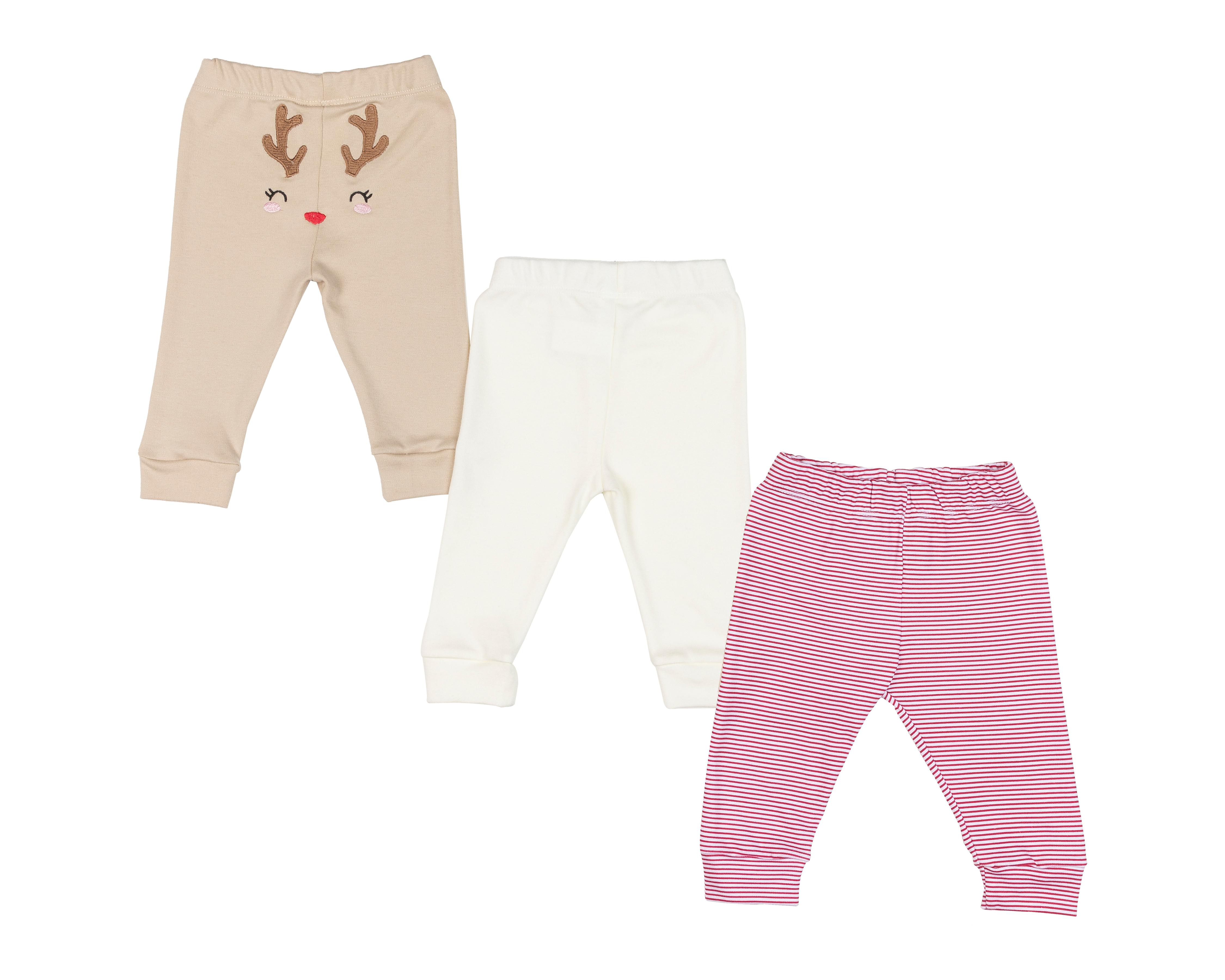Foto 3 pulgar | Pantalón Baby Colors para Bebé Niña 3 Piezas