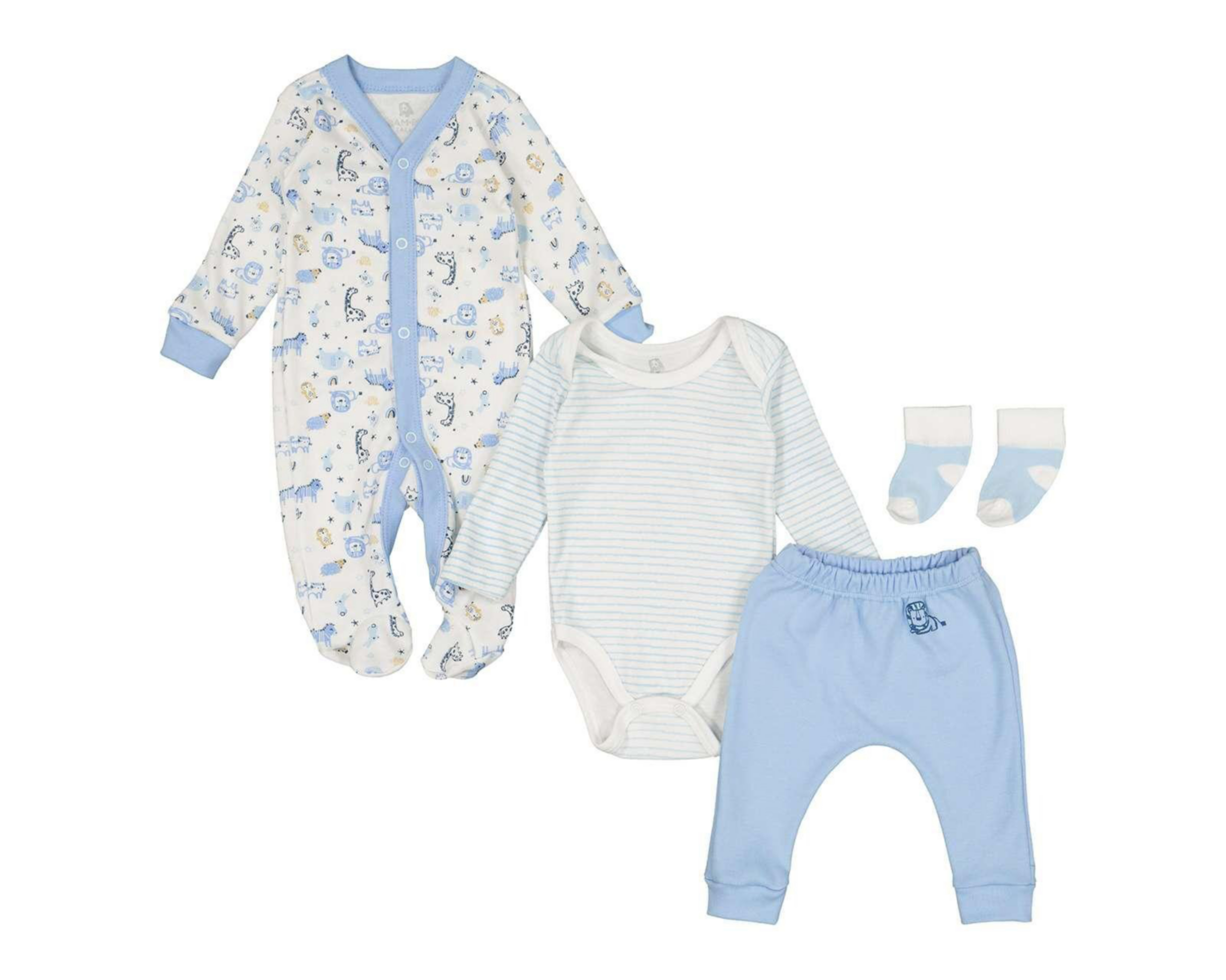 Foto 2 pulgar | Conjunto Bam-Bu para Bebé Niño 4 Piezas