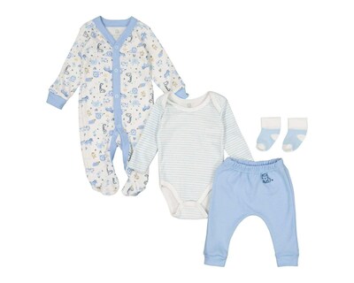 Foto 1 | Conjunto Bam-Bu para Bebé Niño 4 Piezas