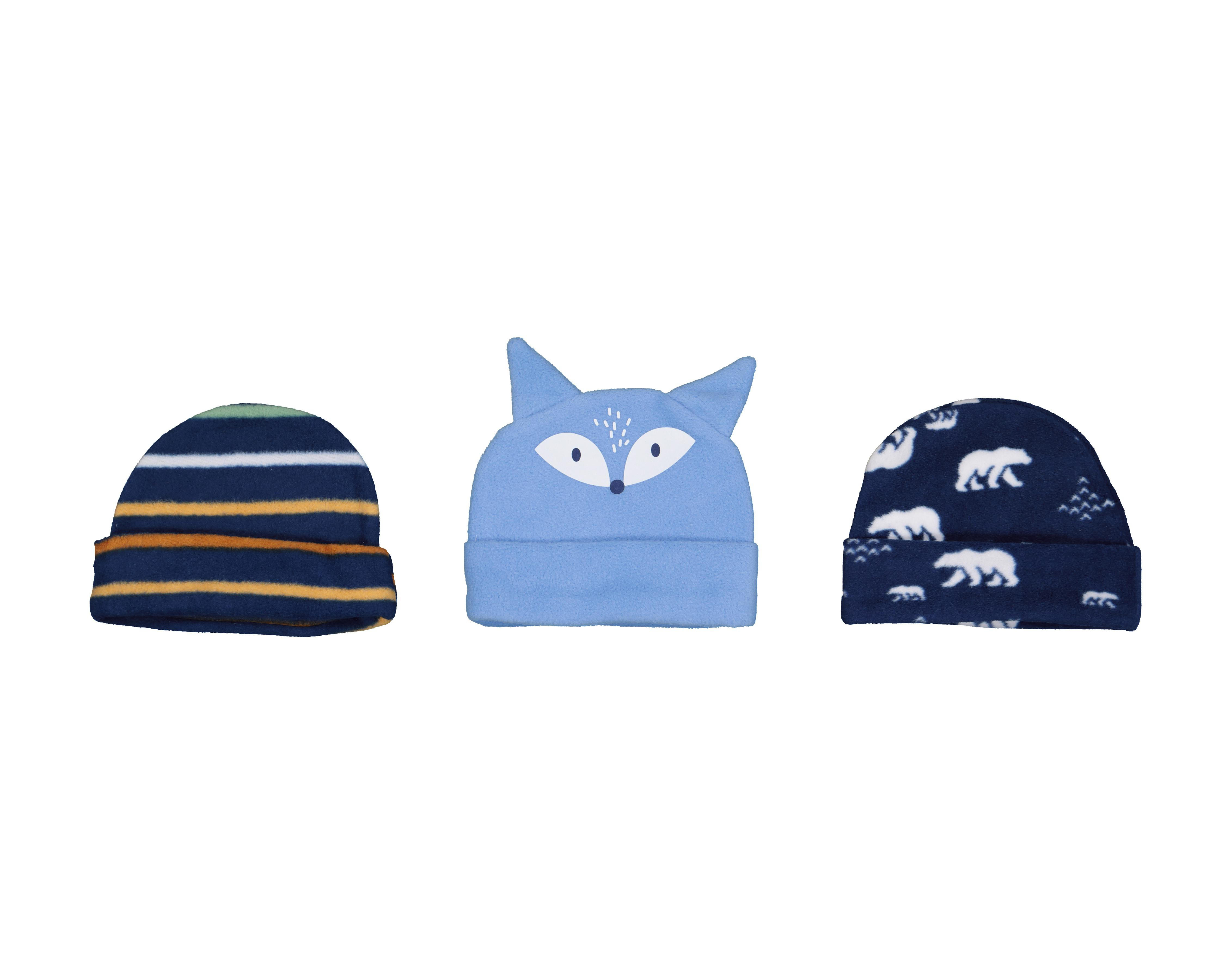 Foto 1 | Gorro Baby Colors para Bebé Niño 3 Piezas