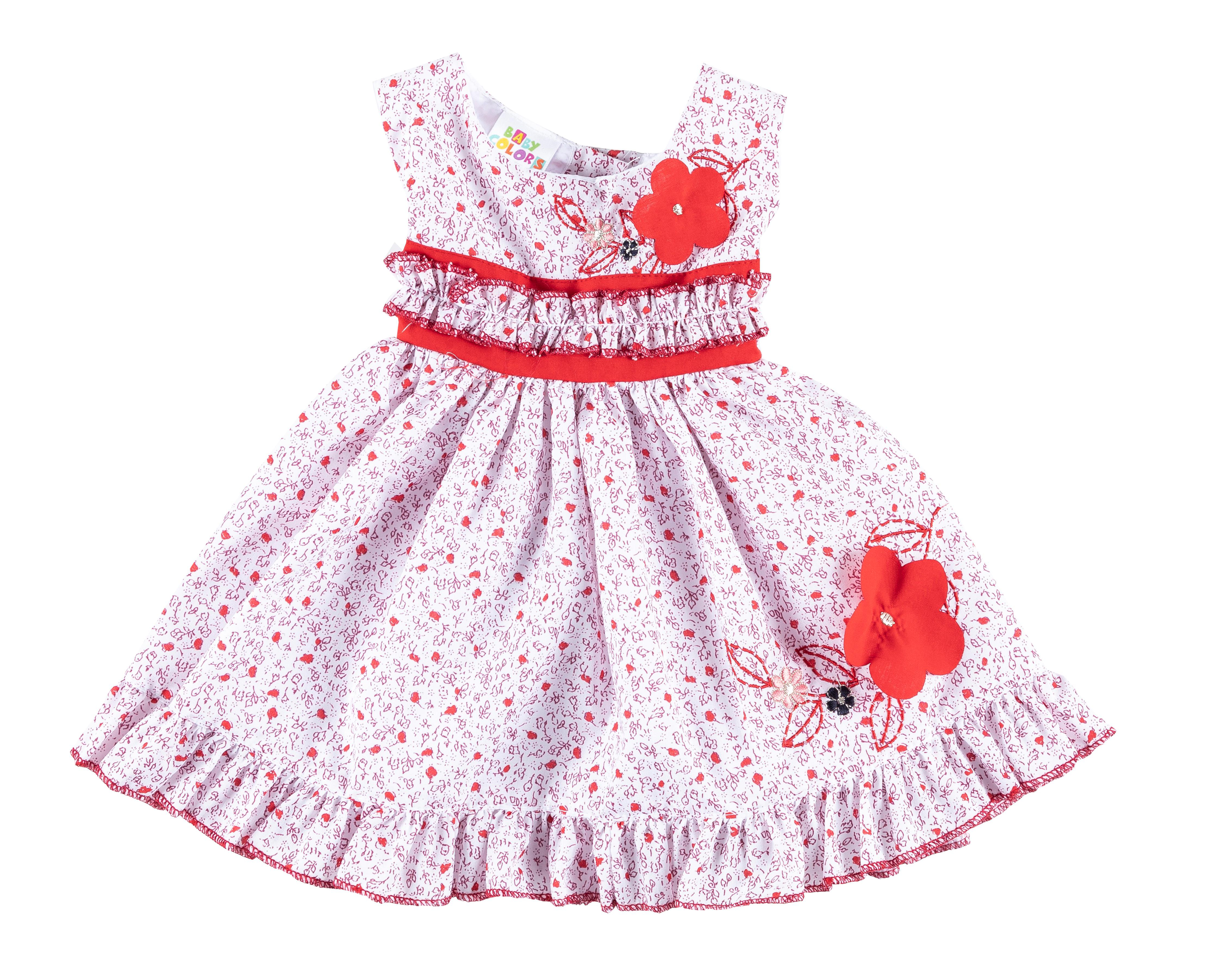 Foto 4 pulgar | Vestido Baby Colors para Bebé Niña 3 Piezas