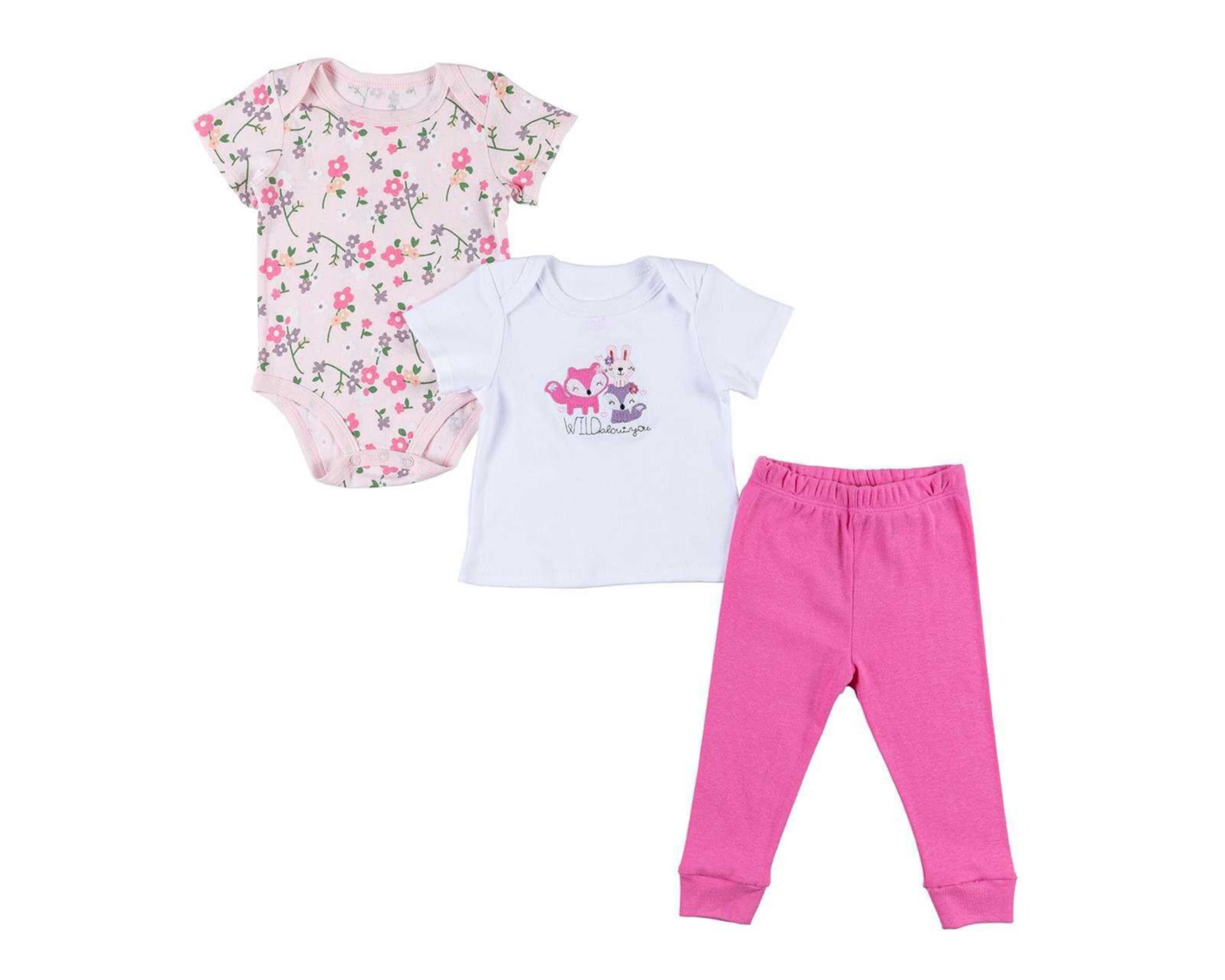 Foto 2 pulgar | Conjunto de Pantalón Baby Colors para Bebé Niña