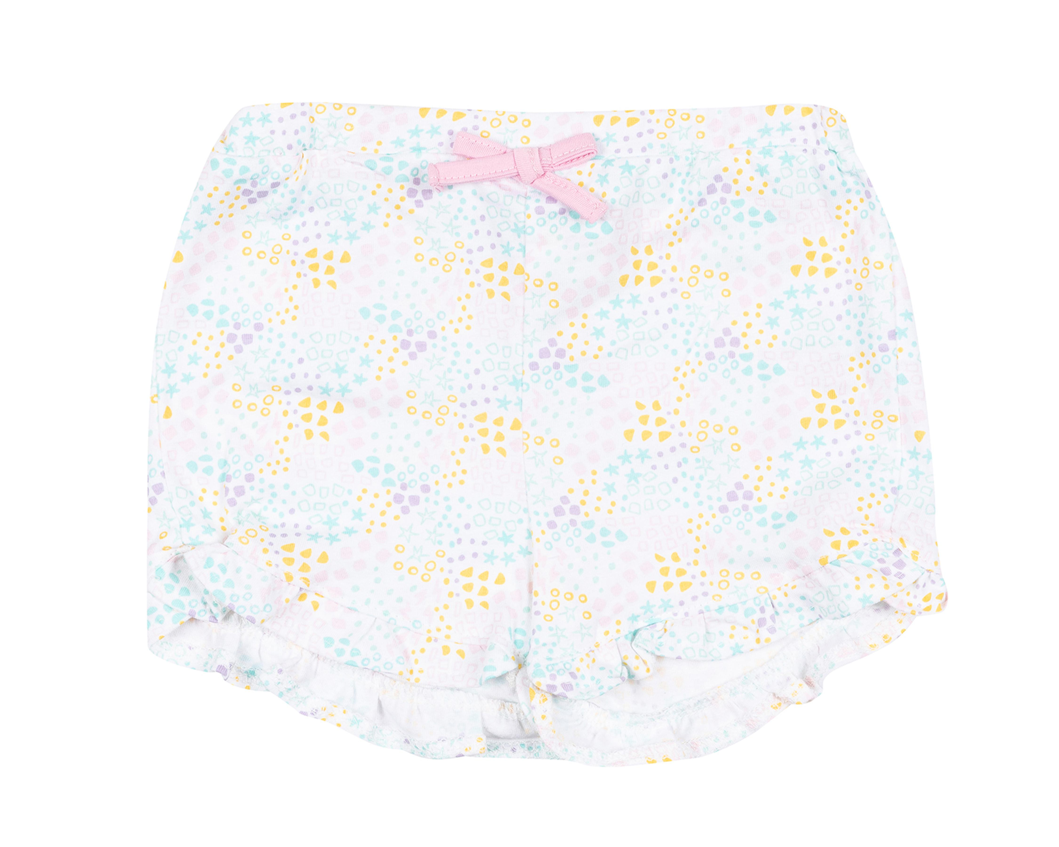 Foto 4 | Short Baby Colors para Bebé Niña 4 Piezas