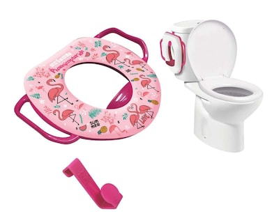 Foto 1 | Asiento Entrenador de Baño Baby Colors Rosa