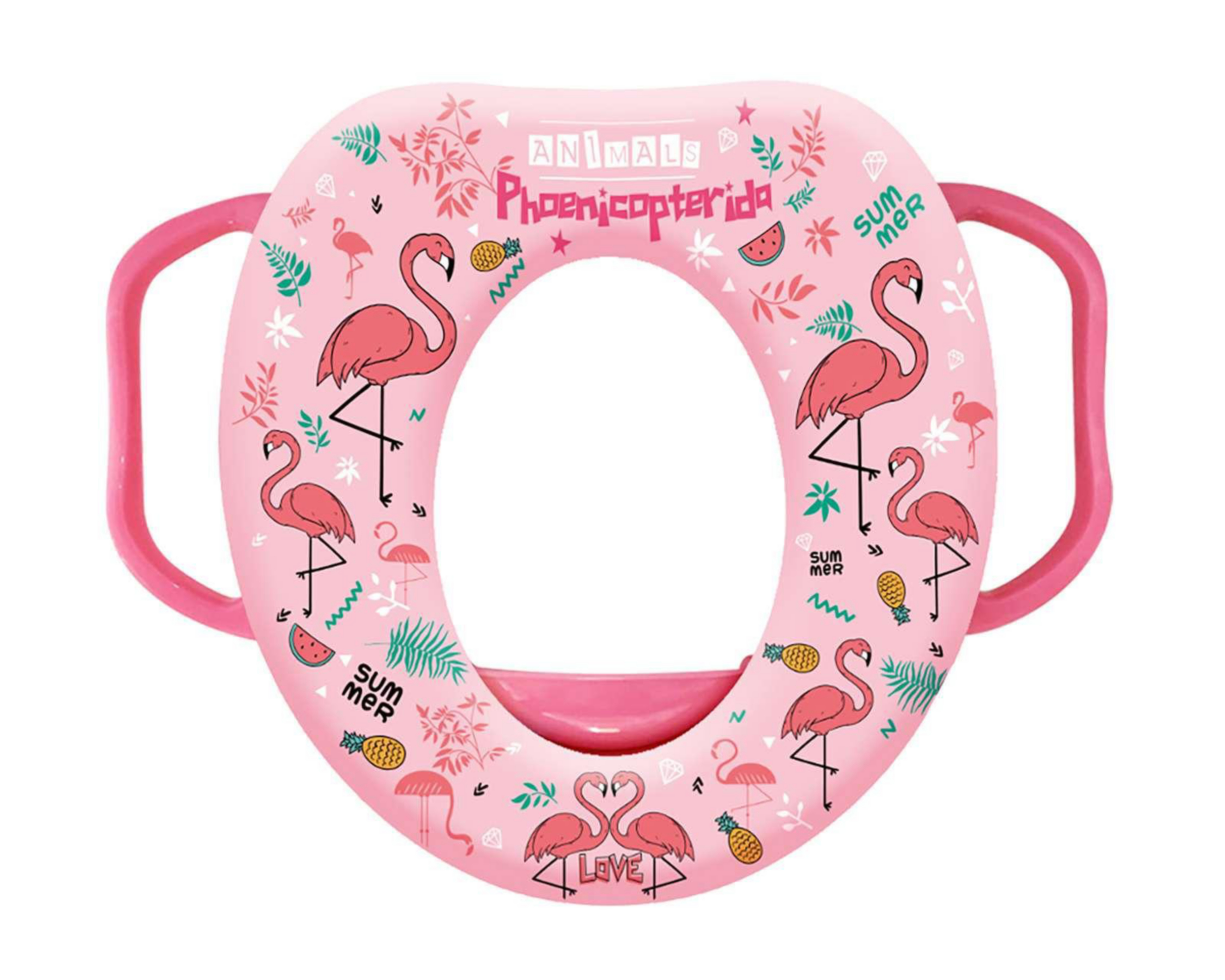 Foto 3 pulgar | Asiento Entrenador de Baño Baby Colors Rosa
