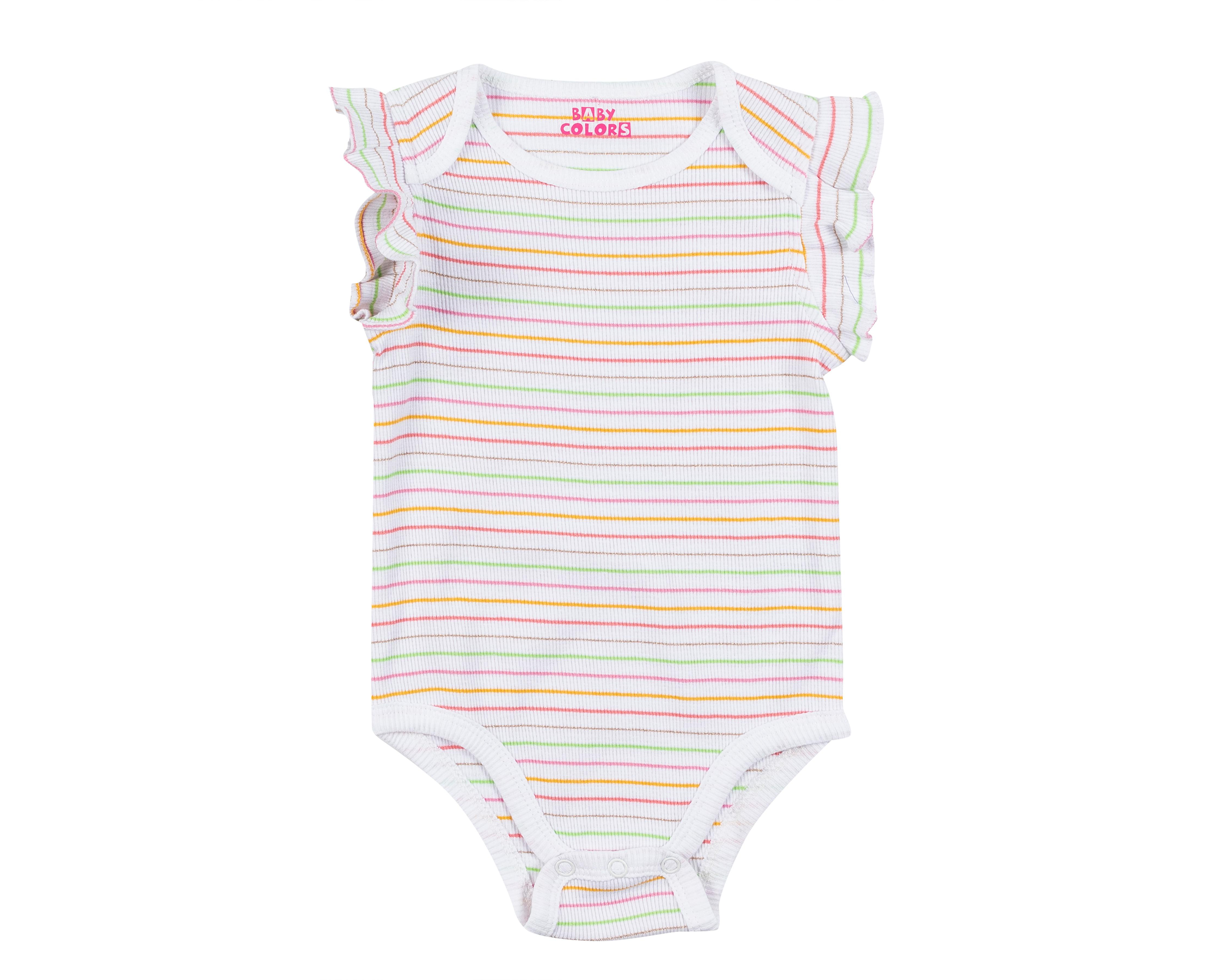Foto 5 pulgar | Vestido y Pañalero Baby Colors de Algodón para Bebé Niña