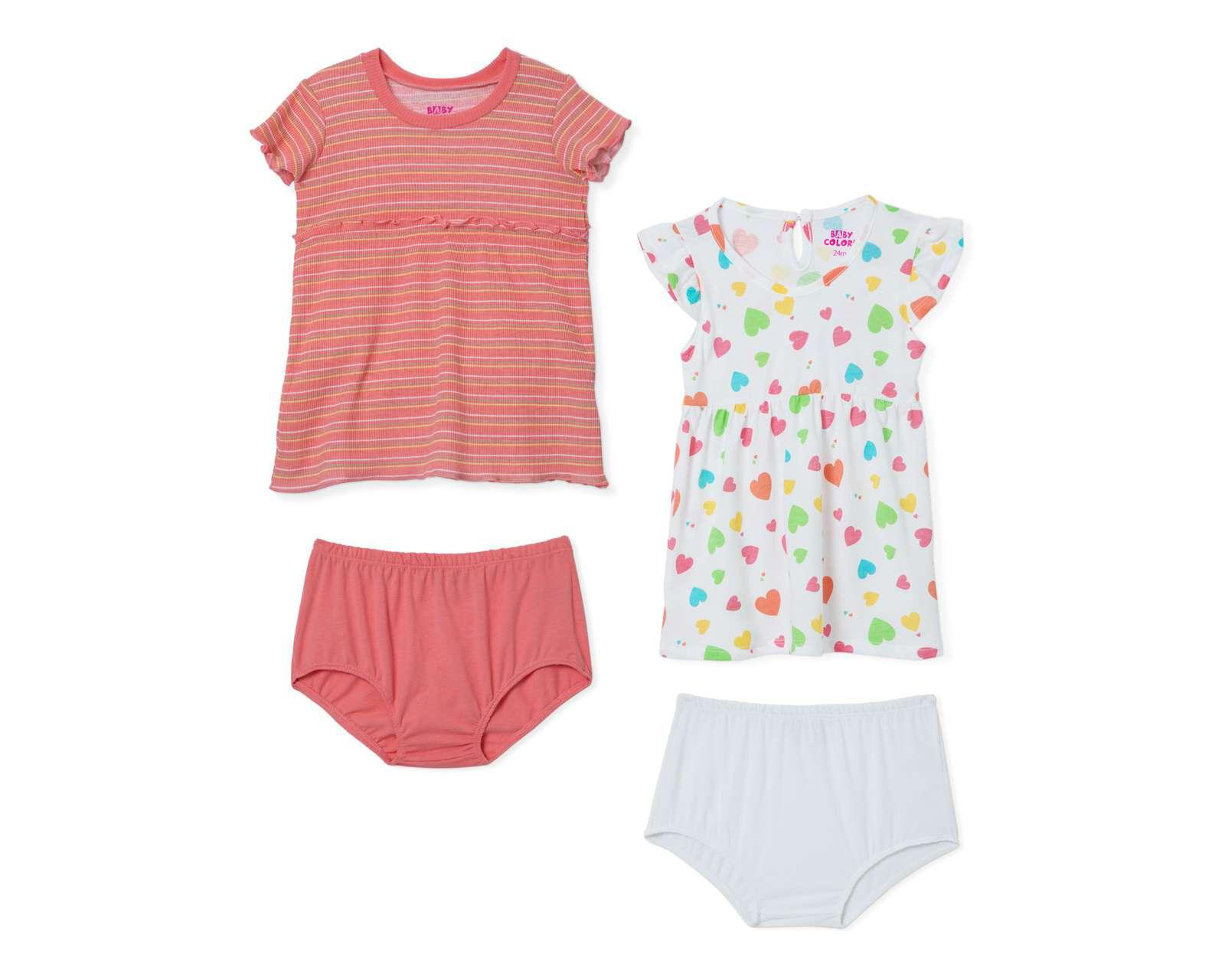 Vestido para Bebé Niña Baby Colors 2 Sets $175