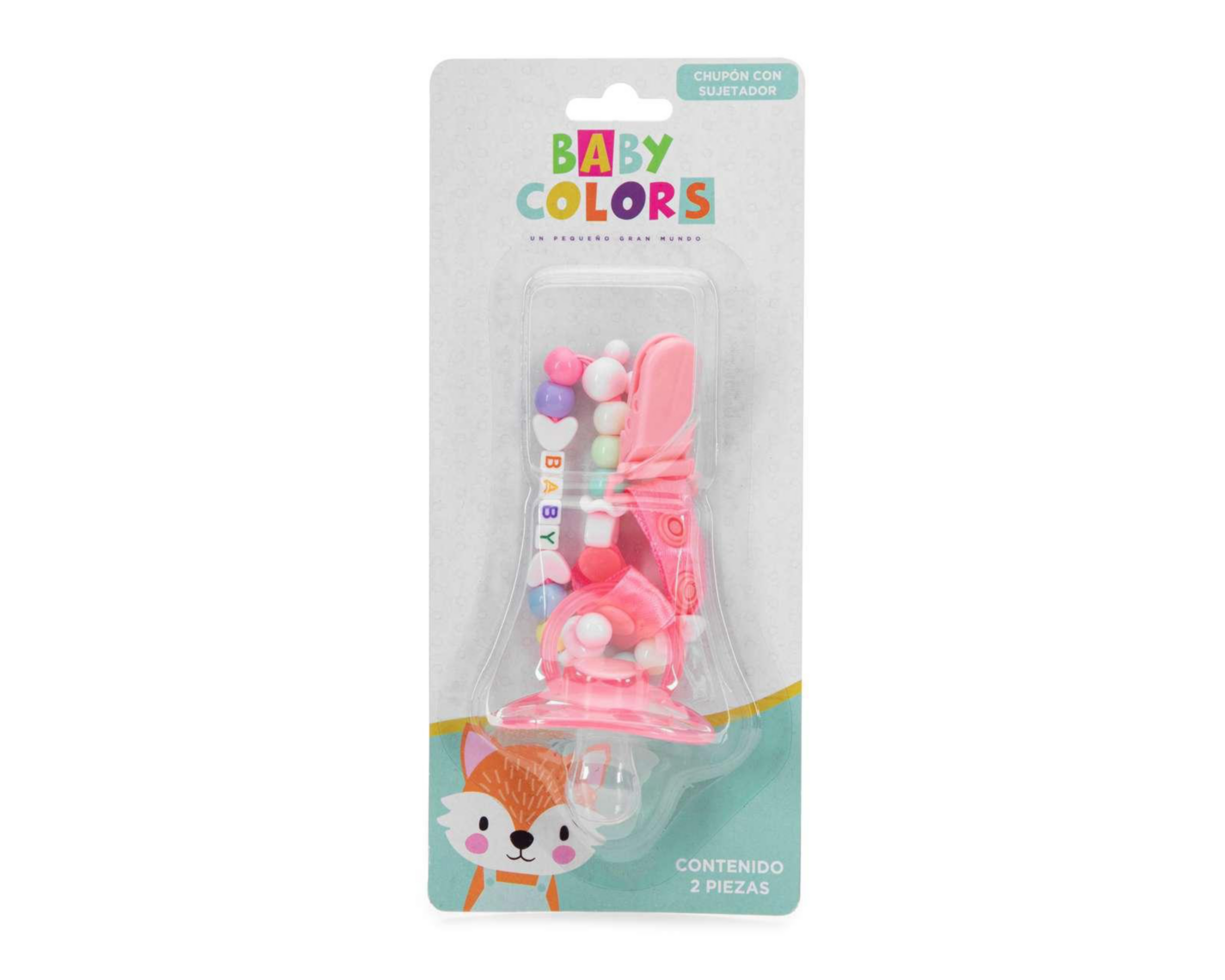 Chupón Baby Colors con Sujetador $59