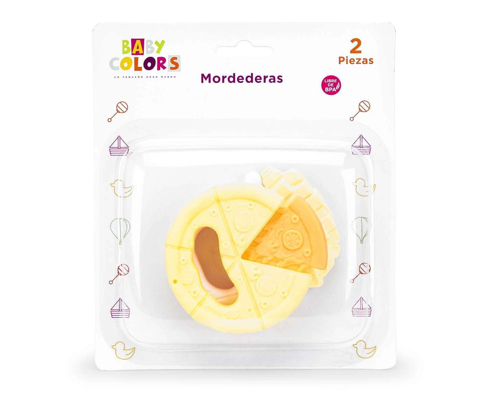 Foto 2 pulgar | Mordedera Baby Colors 2 Piezas