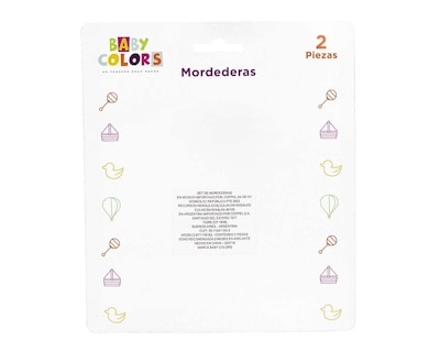 Foto 2 | Mordedera Baby Colors 2 Piezas