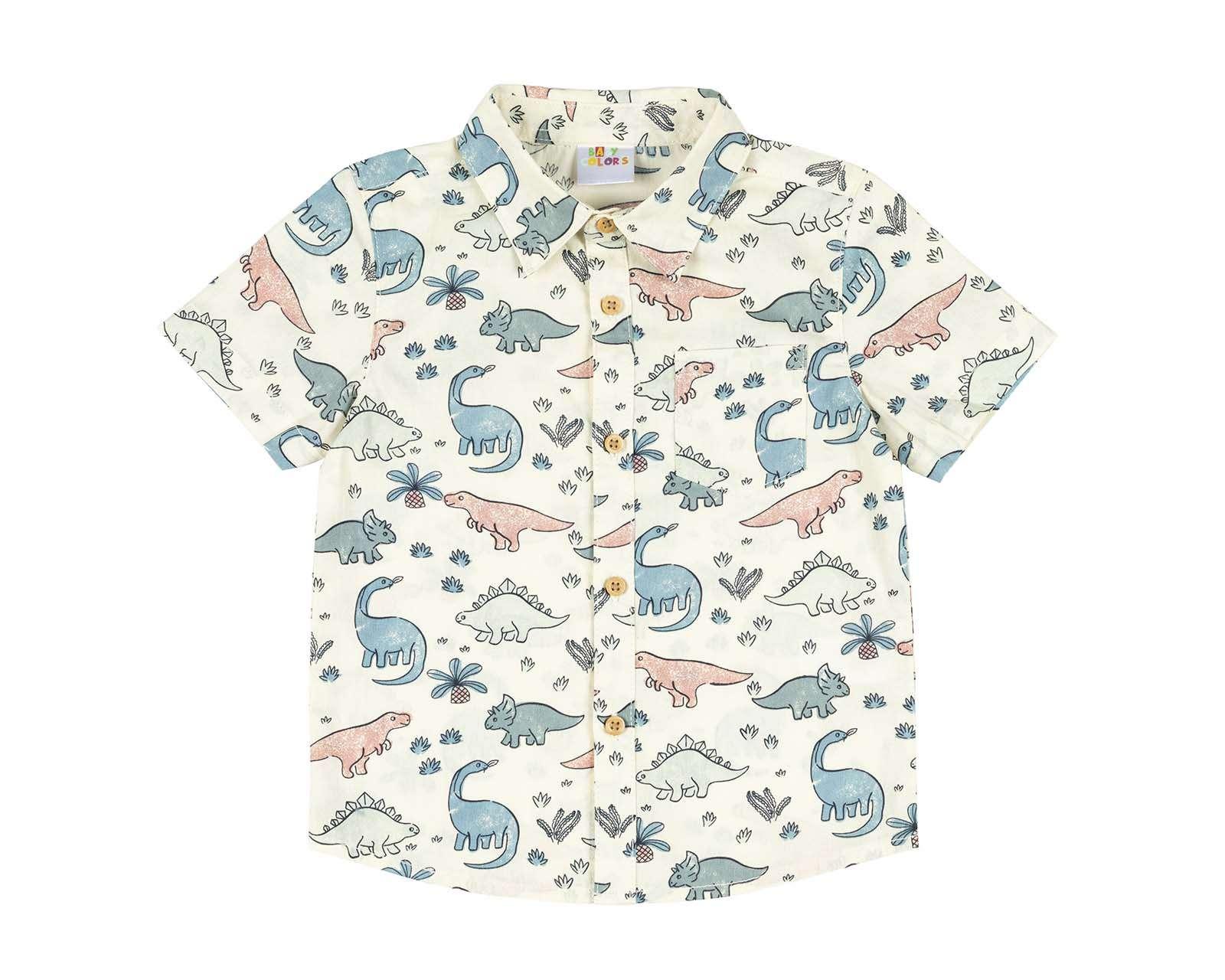 Camisa Baby Colors Estampada para Bebé Niño