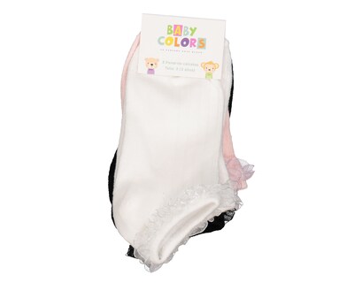 Foto 3 | Calcetas Baby Colors para Bebé 3 Pares