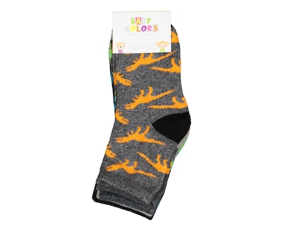 Foto 3 | Calcetas Baby Colors con Print de Dinosaurios para Bebé Niño 6 Pares