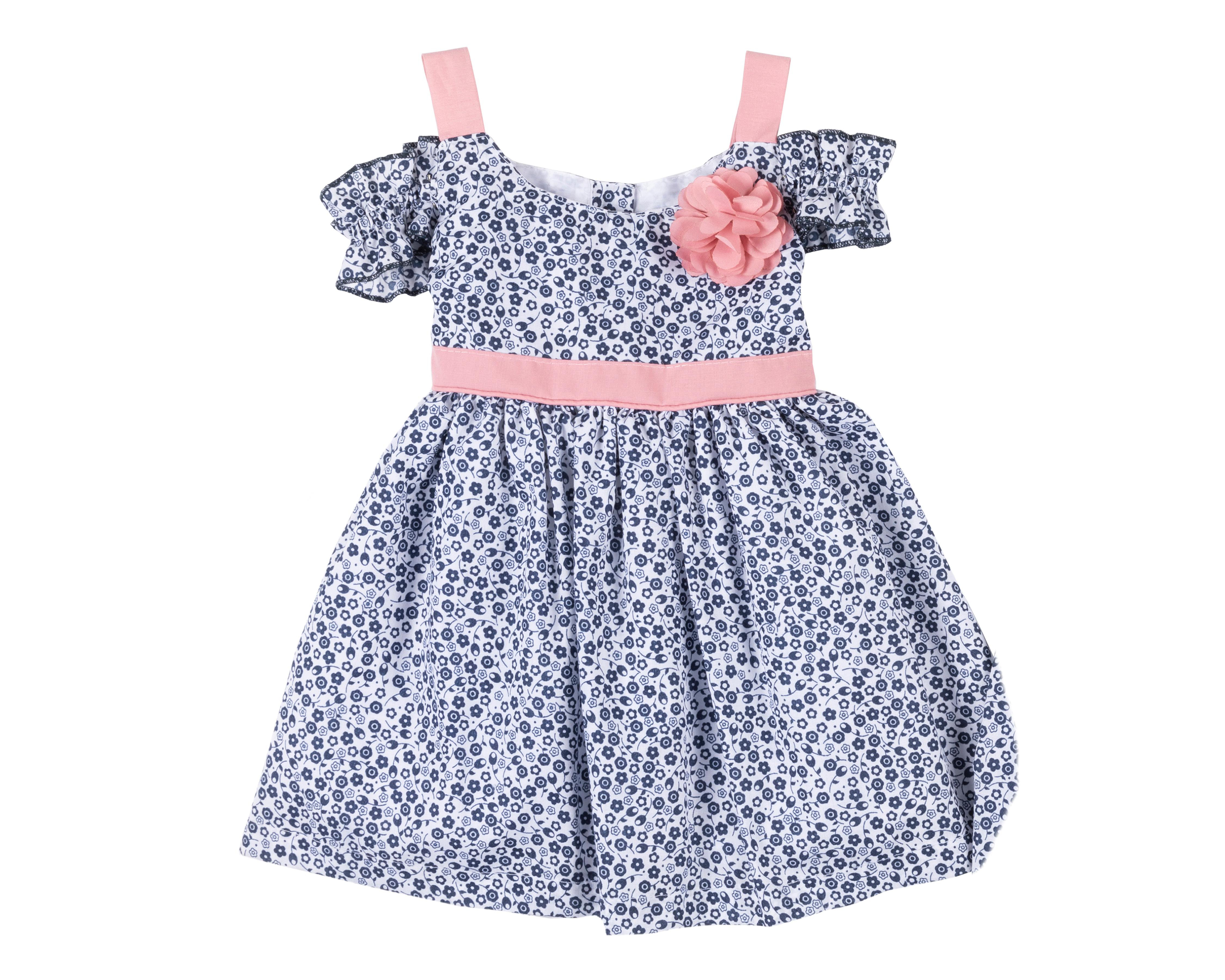 Foto 4 pulgar | Vestido Baby Colors para Bebé Niña