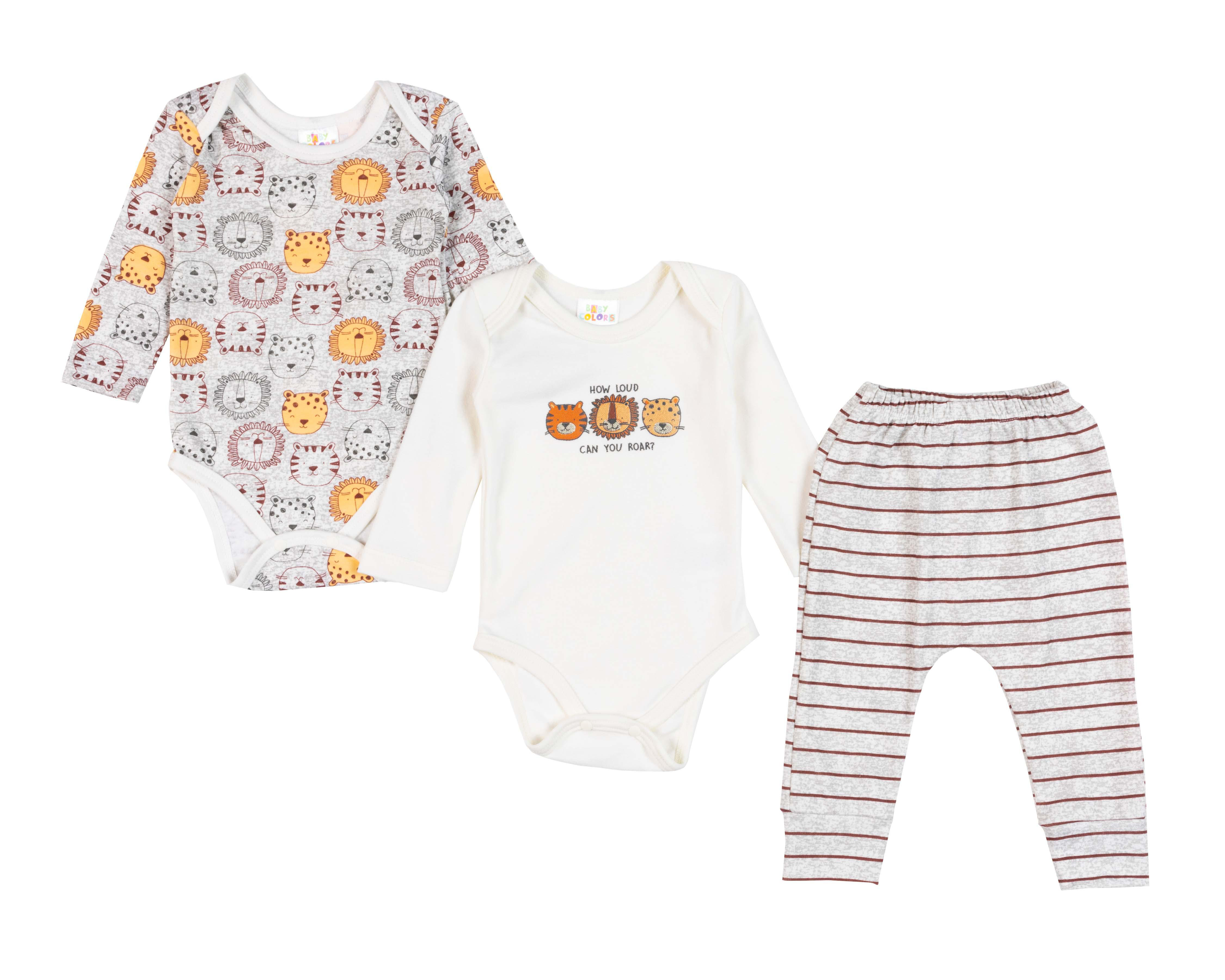 Pañalero y Pantalón Baby Colors para Bebé Niño