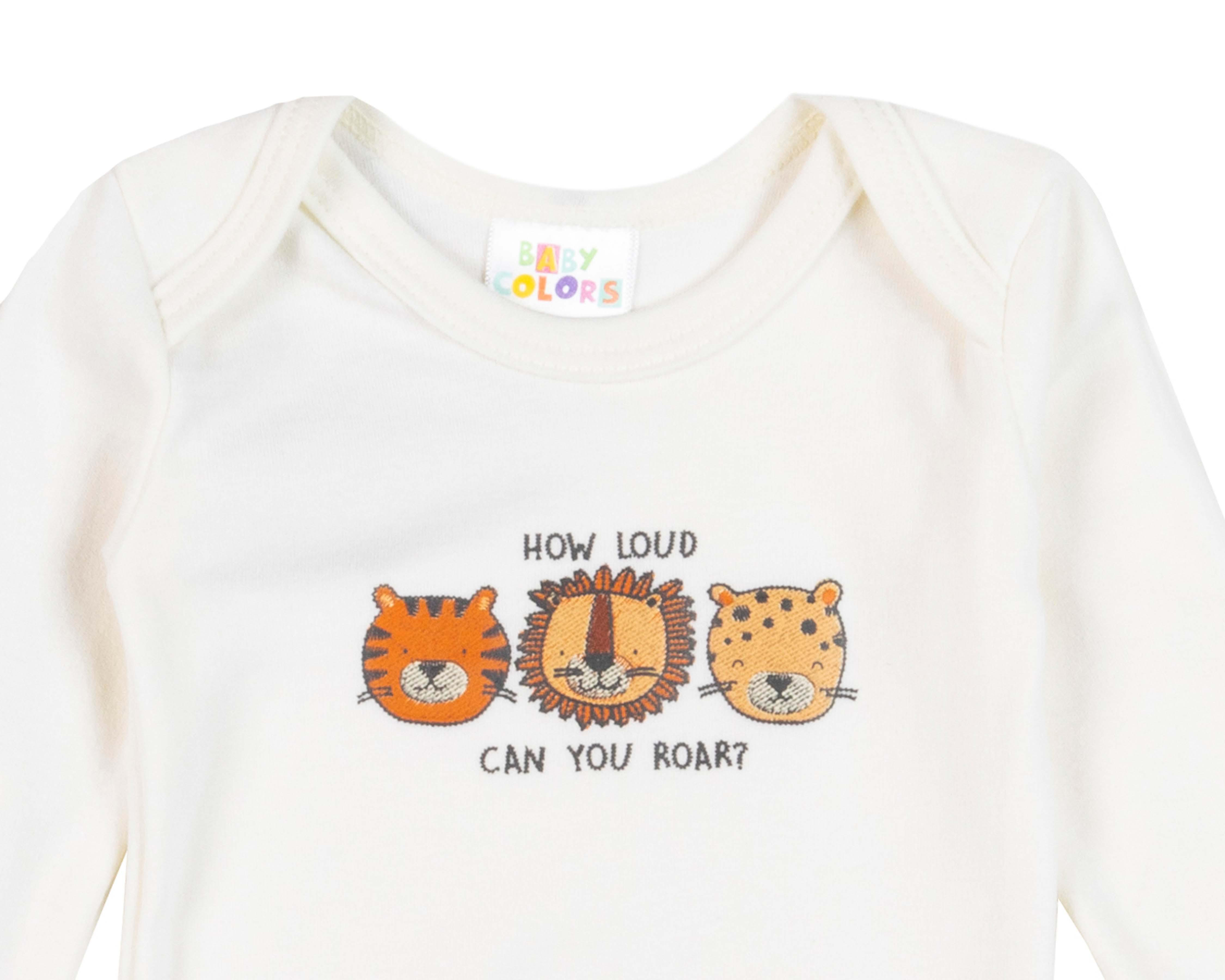 Foto 4 pulgar | Pañalero y Pantalón Baby Colors para Bebé Niño