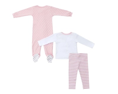 Foto 2 | Conjunto Baby Colors para Bebé Niña 3 Piezas