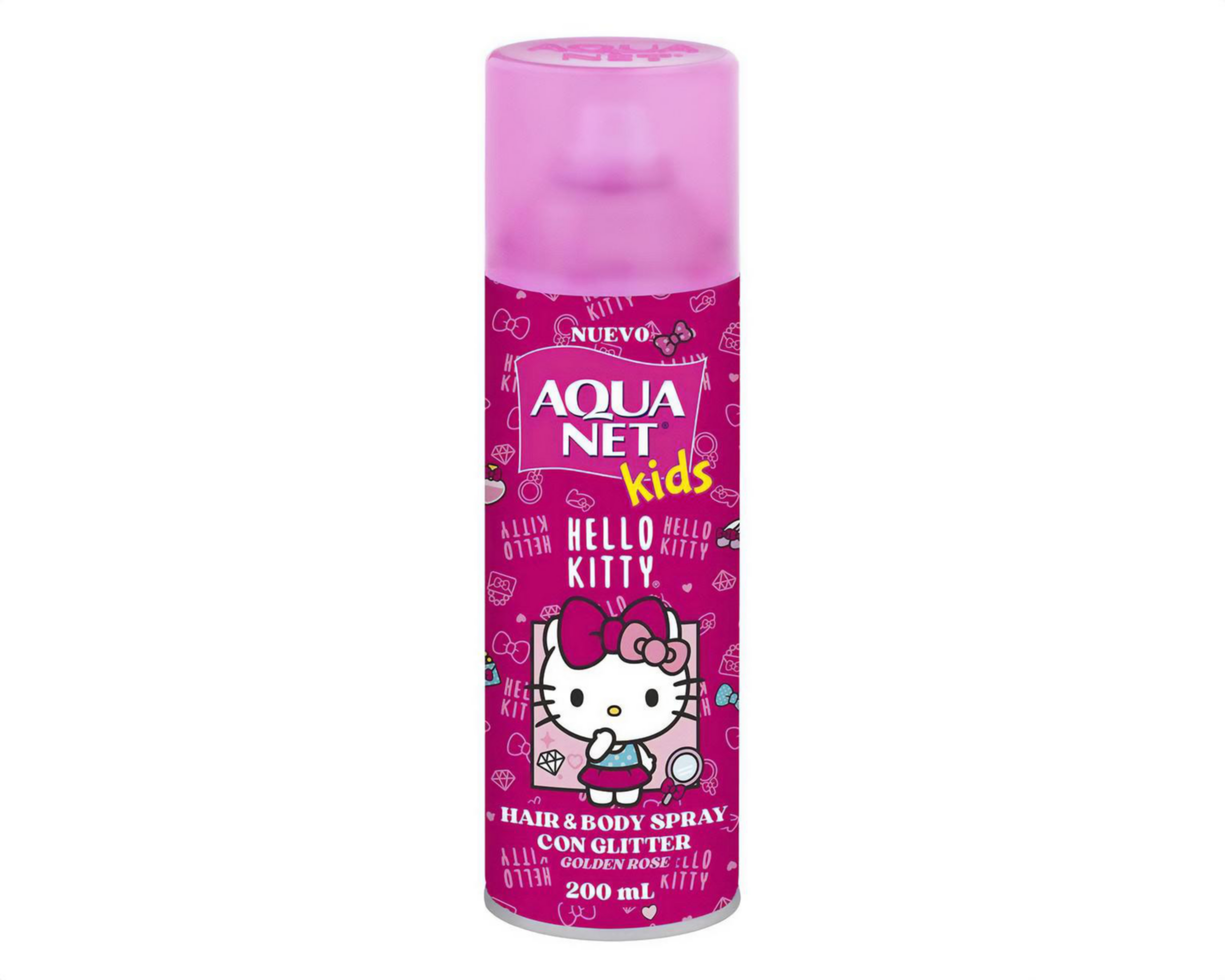 Foto 2 pulgar | Spray con Glitter Aqua Net 200 ml