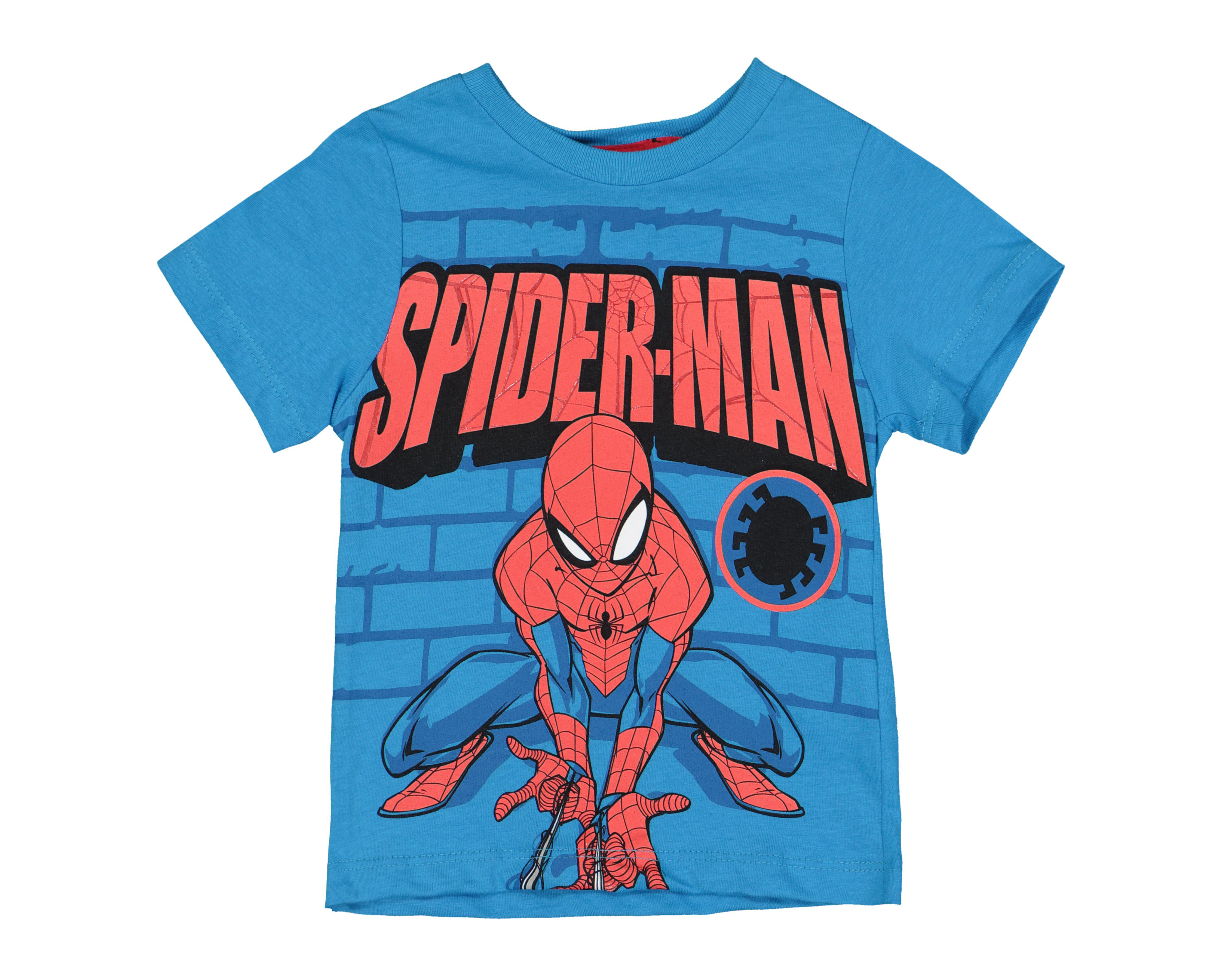 Foto 5 pulgar | Playera Spider-Man para Bebé Niño 2 Piezas