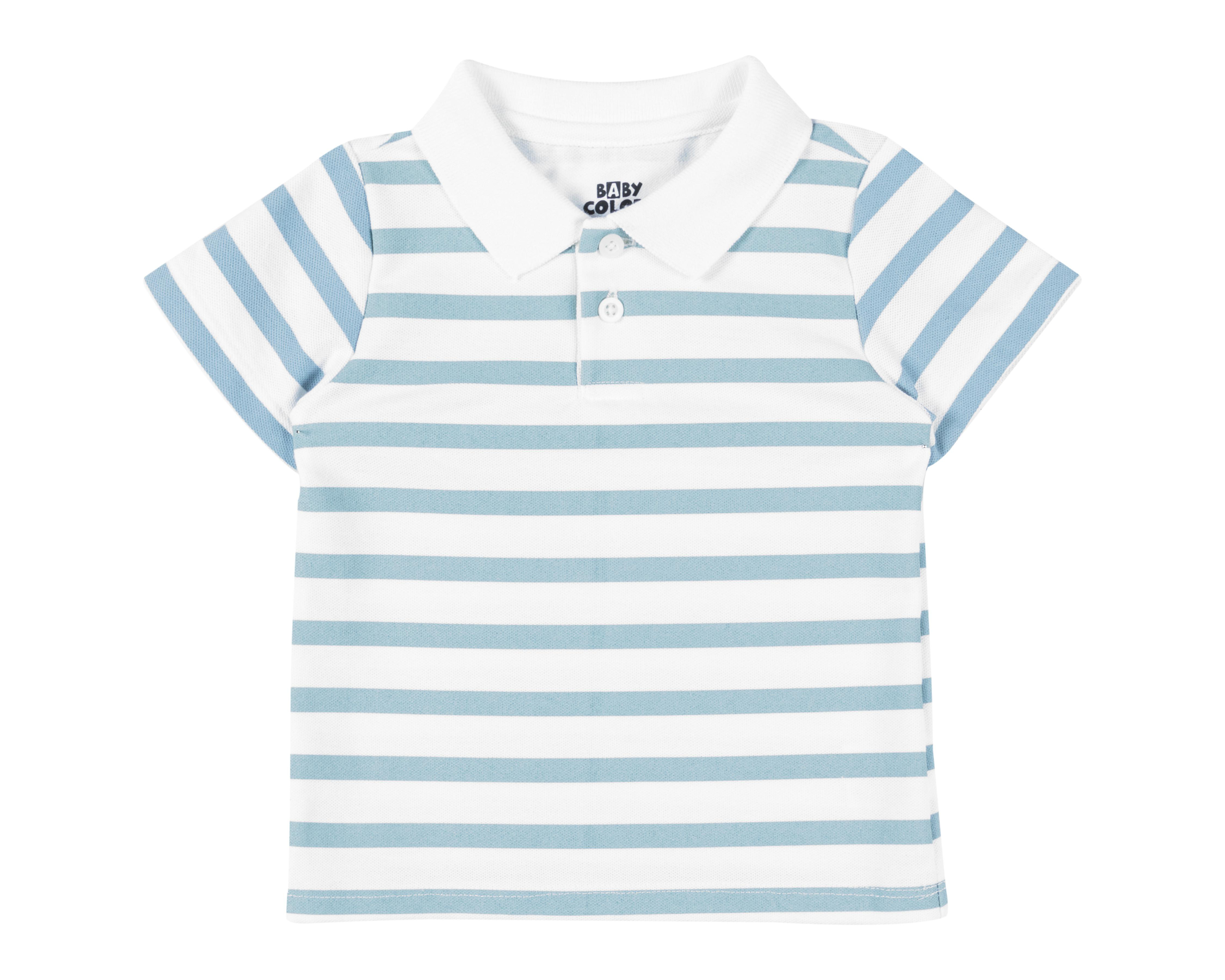 Foto 4 pulgar | Playera Baby Colors para Bebé Niño 2 Piezas