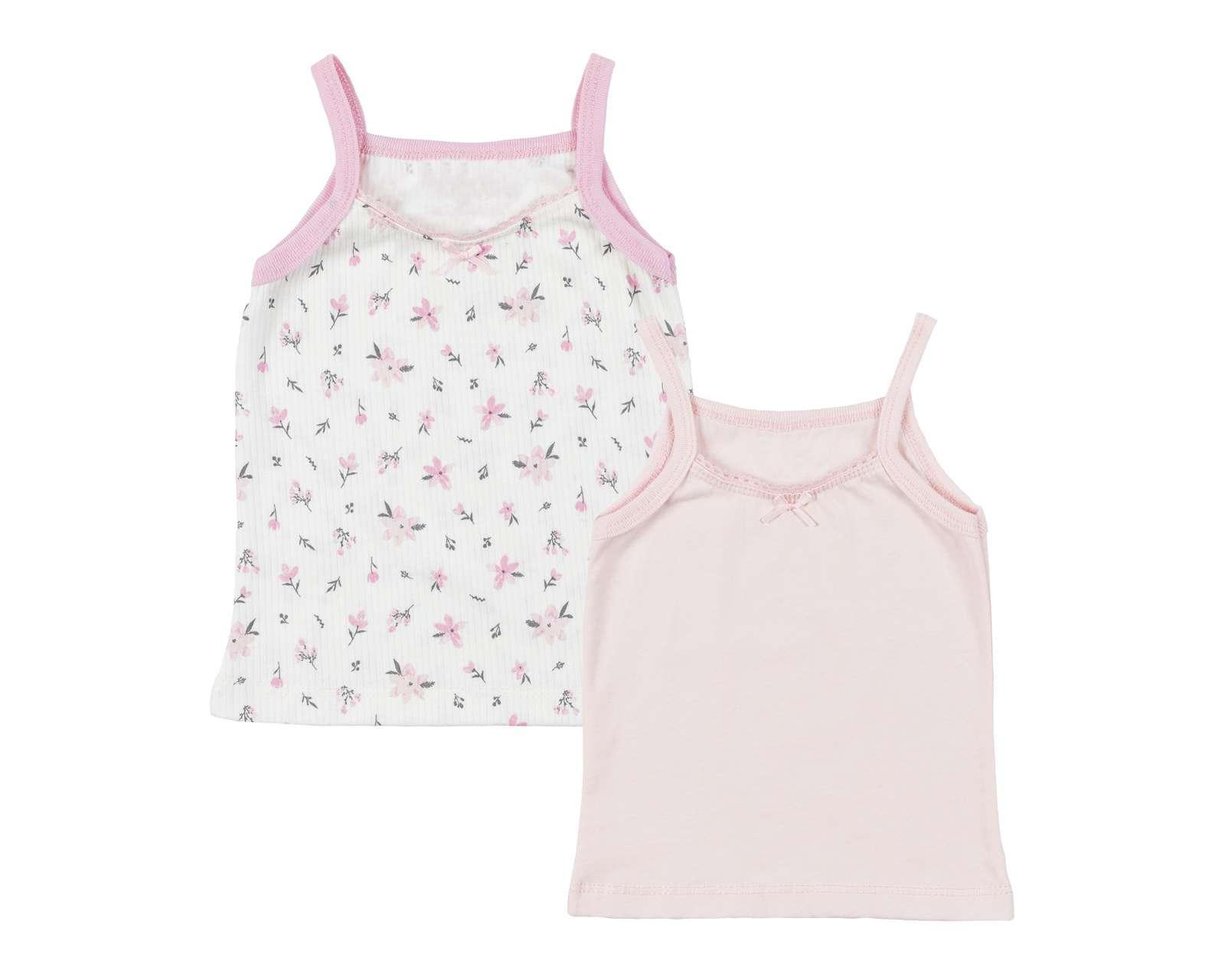 Playera Baby Colors para Bebé Niña 2 Piezas