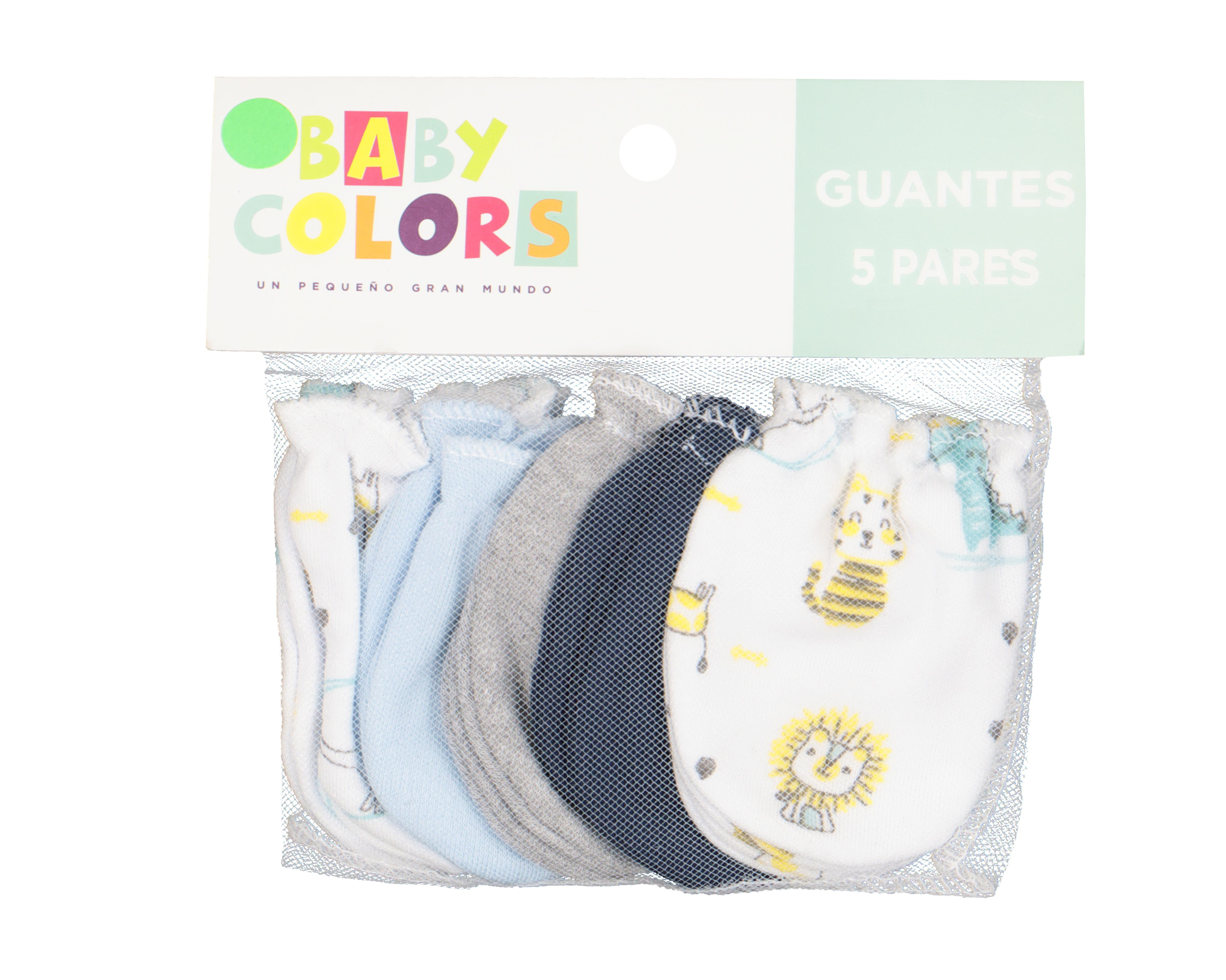 Foto 7 pulgar | Guantes Baby Colors para Bebé Niño 5 Pares